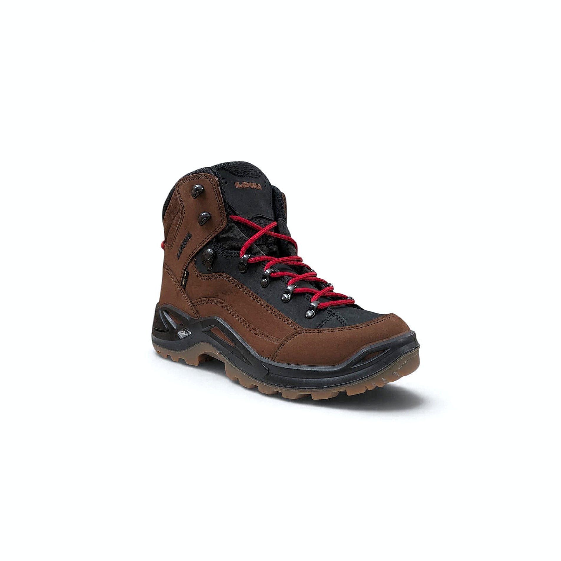 LOWA Renegade GTX Mid Herren Wanderschuhe Mahagoni-Rot