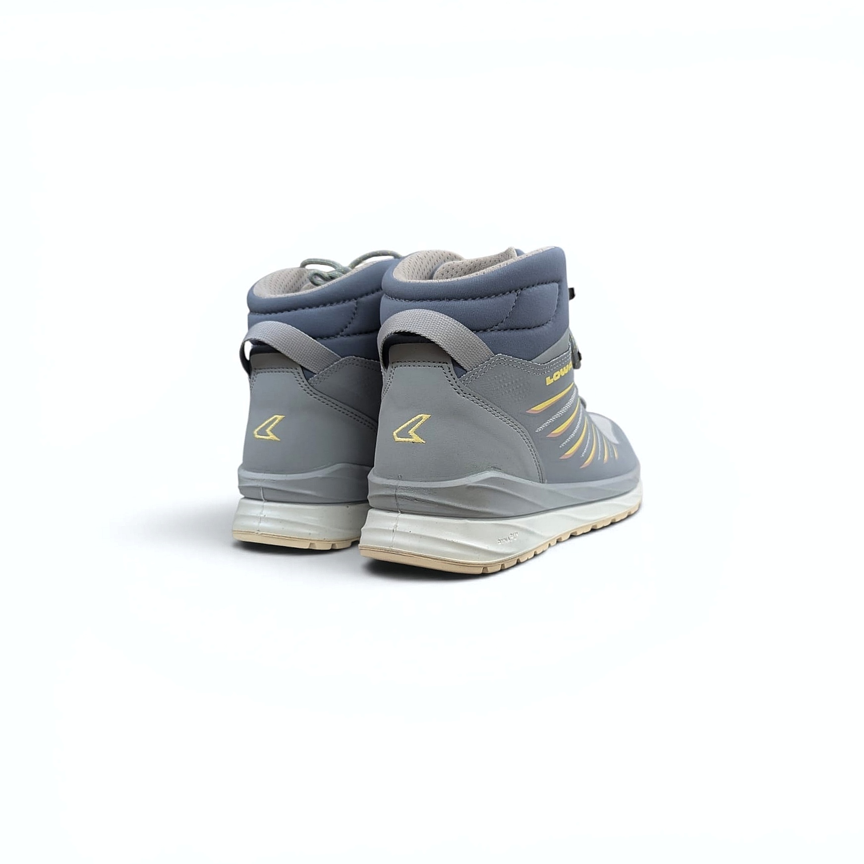 Grau Lowa Axos Gtx Mid Damen Trekkingschuhe