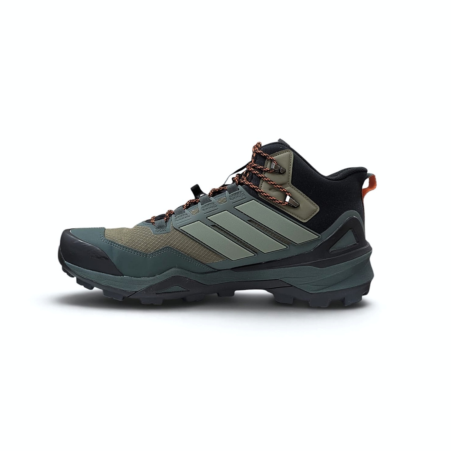 Adidas Terrex Skychaser Mid GTX Herren Wanderschuh -Olive Strata-Silver Green-CBlack