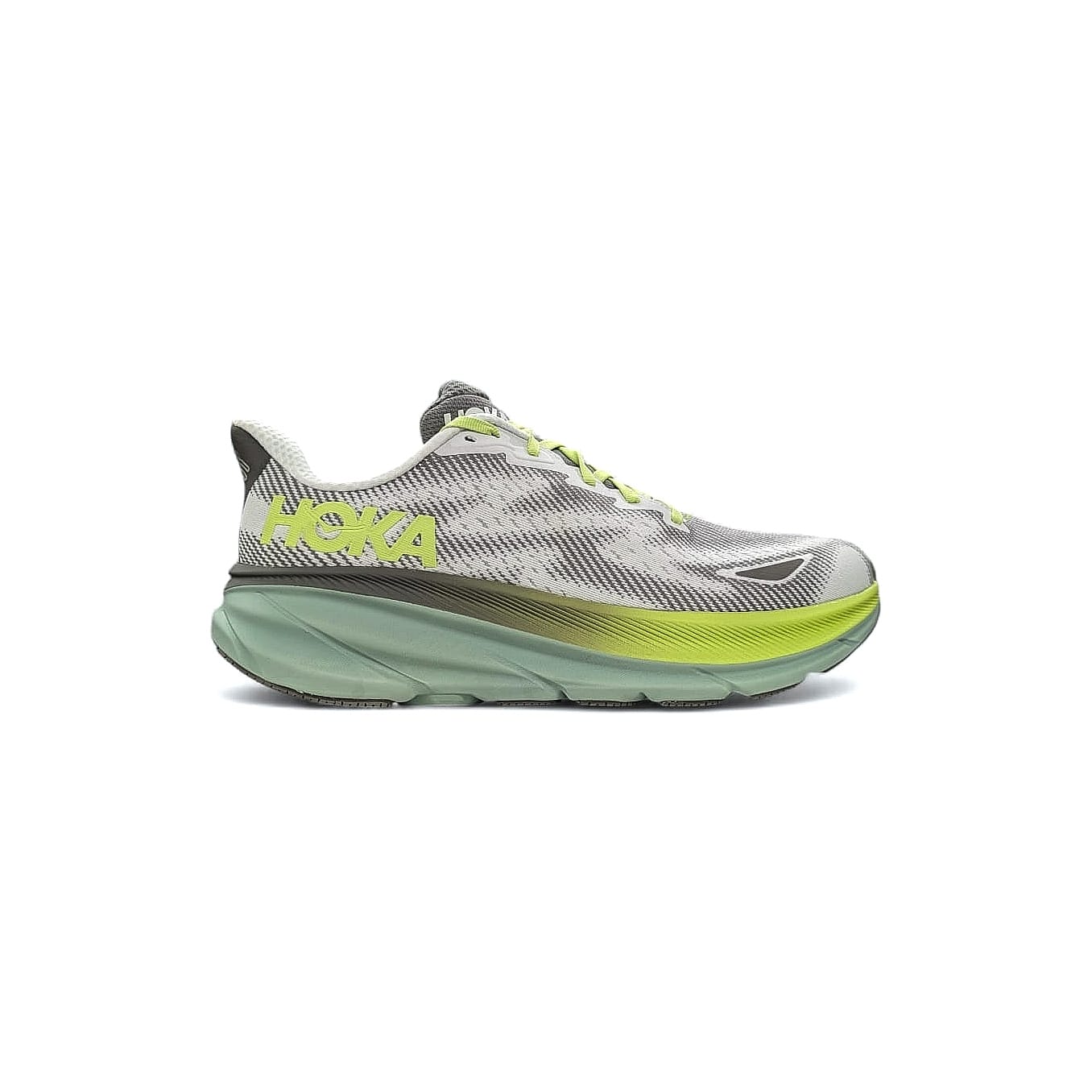 Grau Hoka M Clifton 9 Gtx Herren Laufschuhe