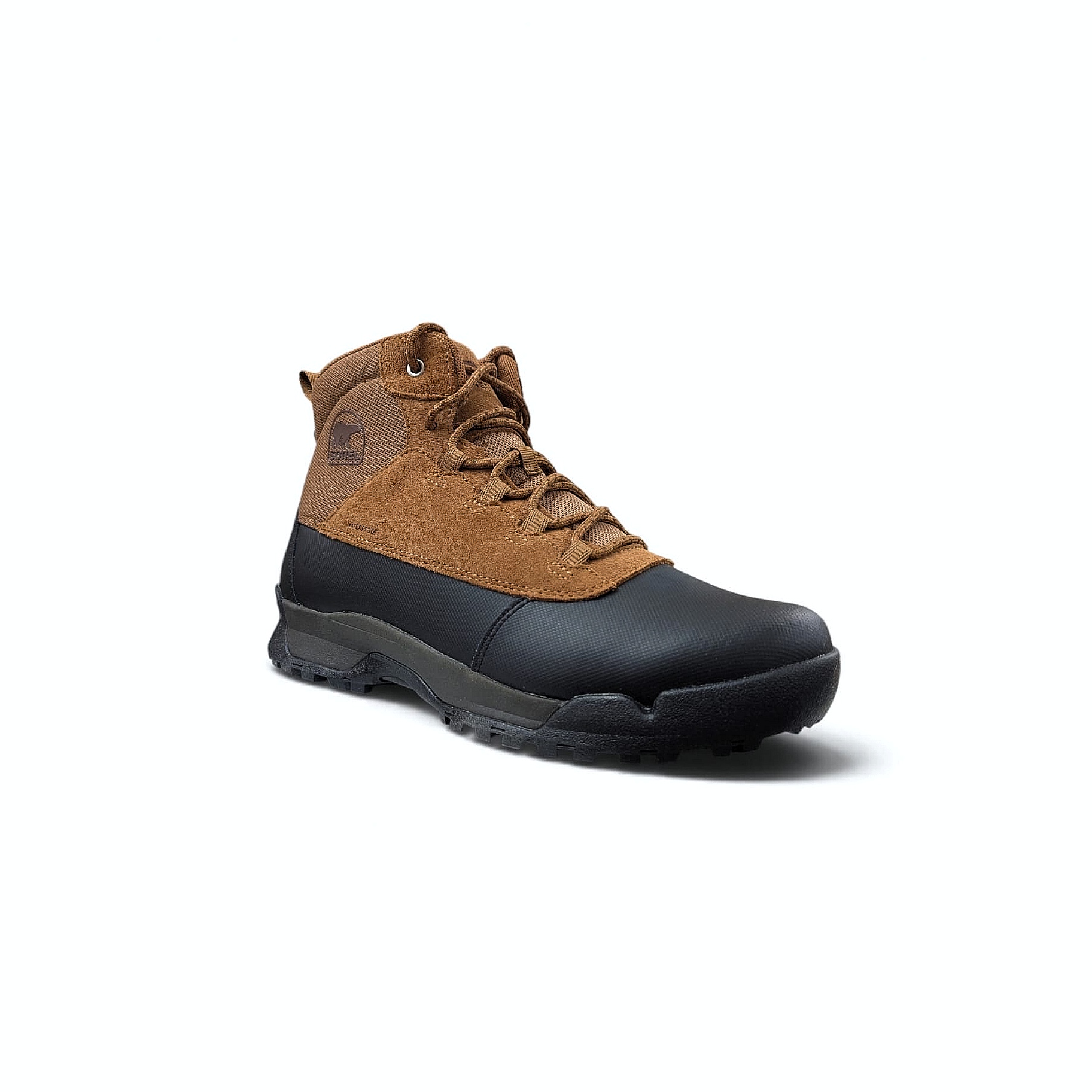 SOREL Buxton Lite Lace Plus Herren Winterstiefel wasserdicht - Braun-Schwarz.