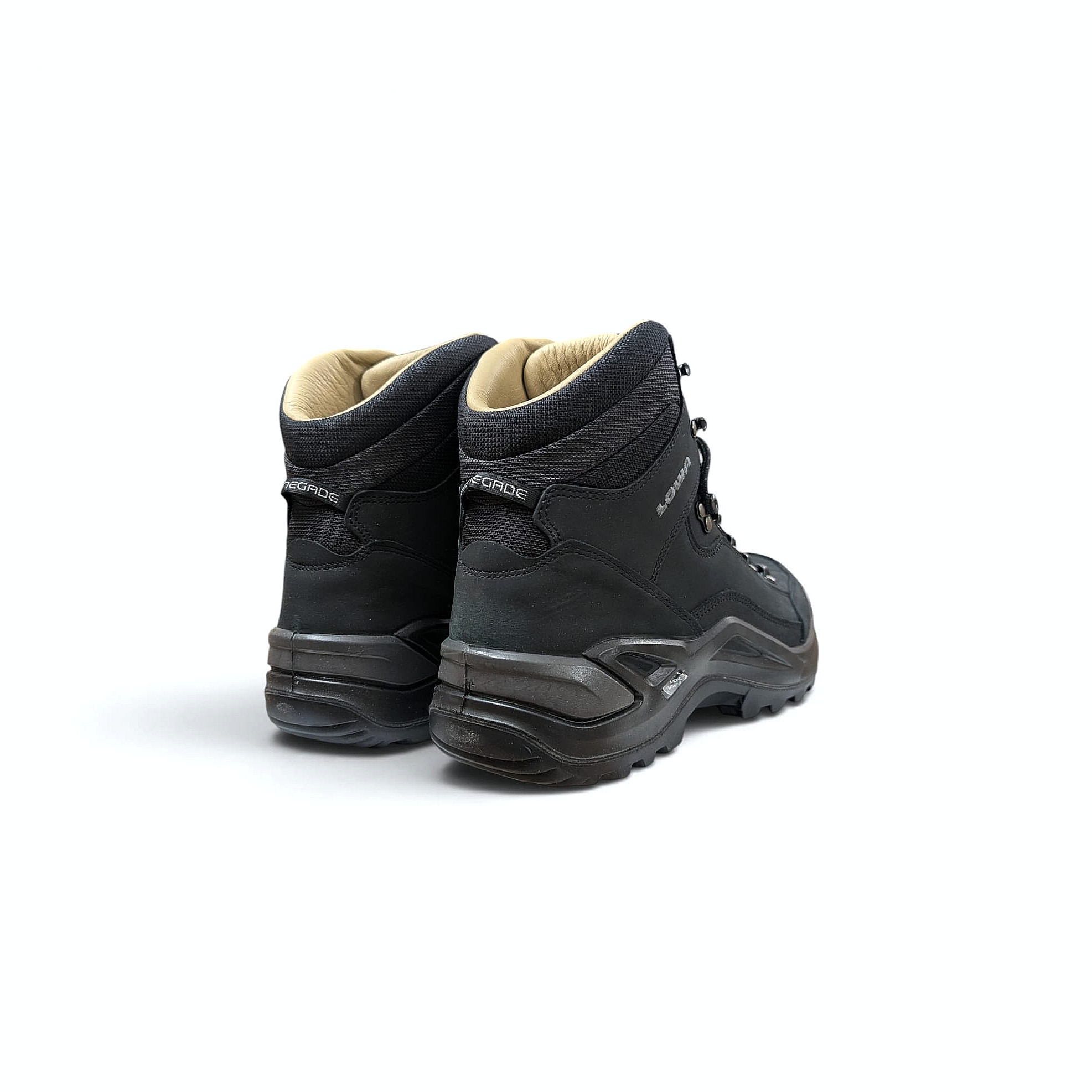 LOWA Renegade LL Mid Herren Wanderschuhe - Schwarz