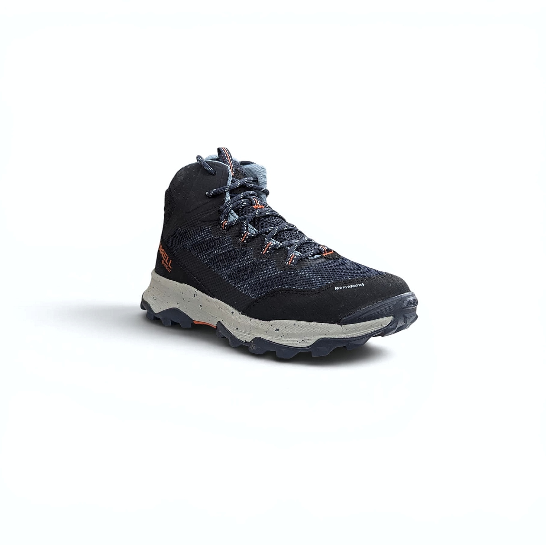Navy Merrell Speed Strike Mid Gtx Damen Wanderschuhe