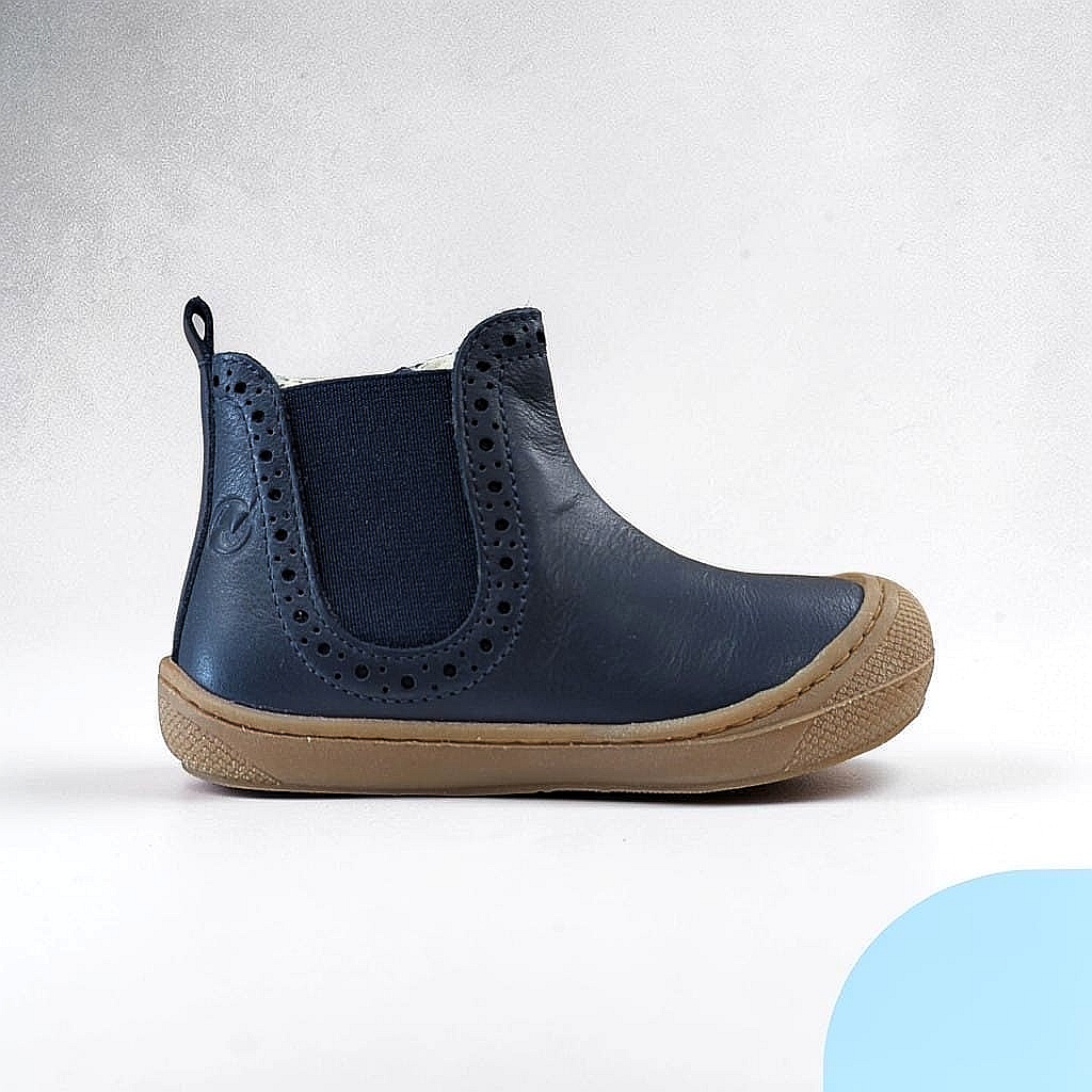 Naturino War Kinder Winterstiefelette mit Reißverschluss - Navy
