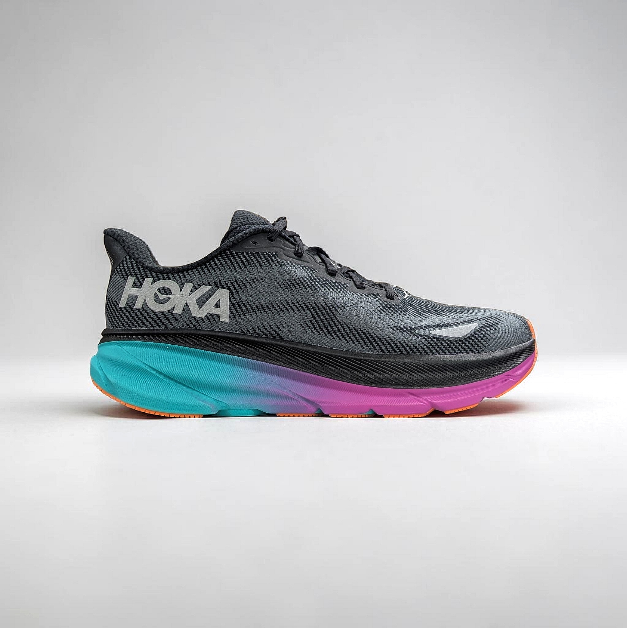 Black Hoka M Clifton 9 Gtx Herren Laufschuhe