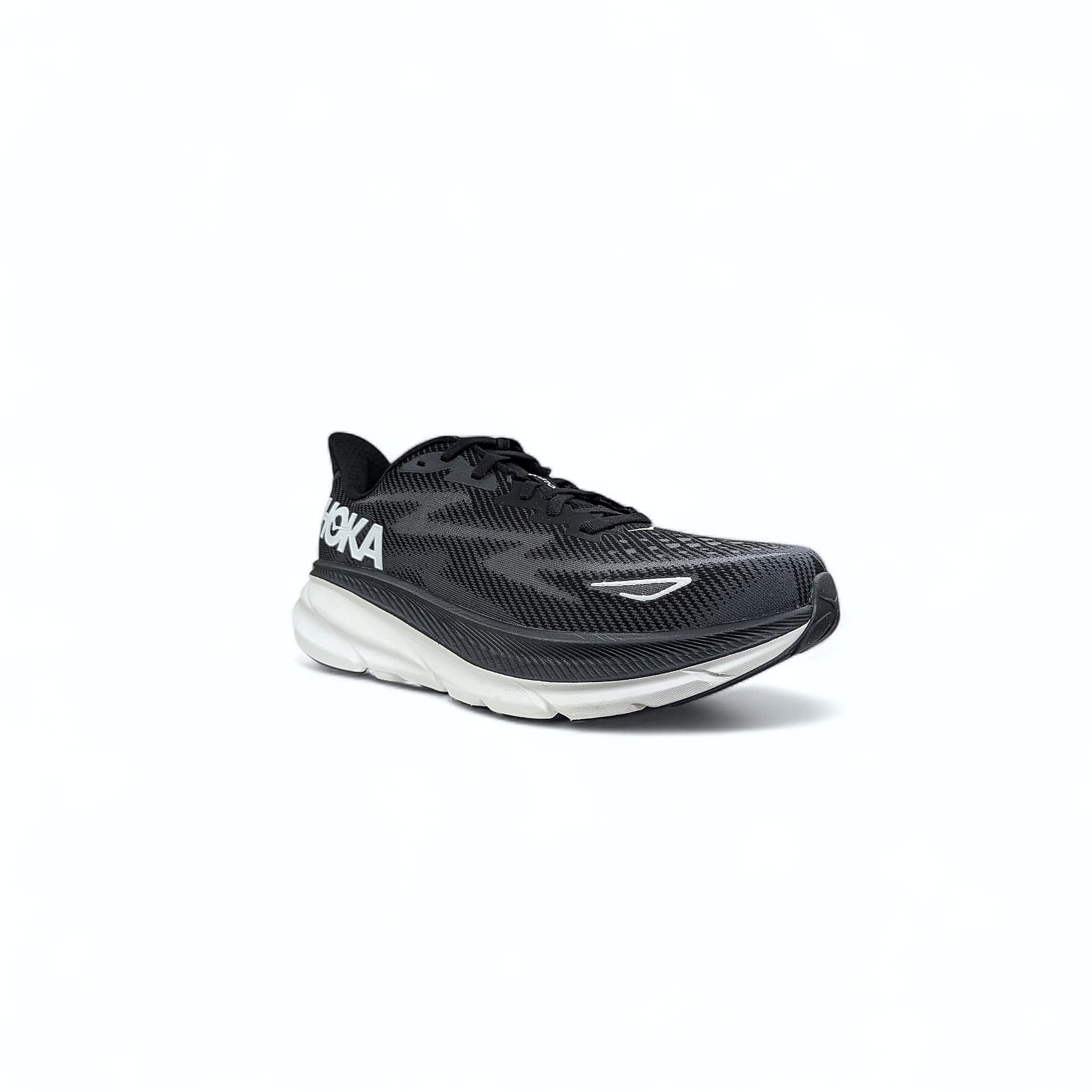 Black Hoka W Clifton 9 Wide Damen Laufschuhe