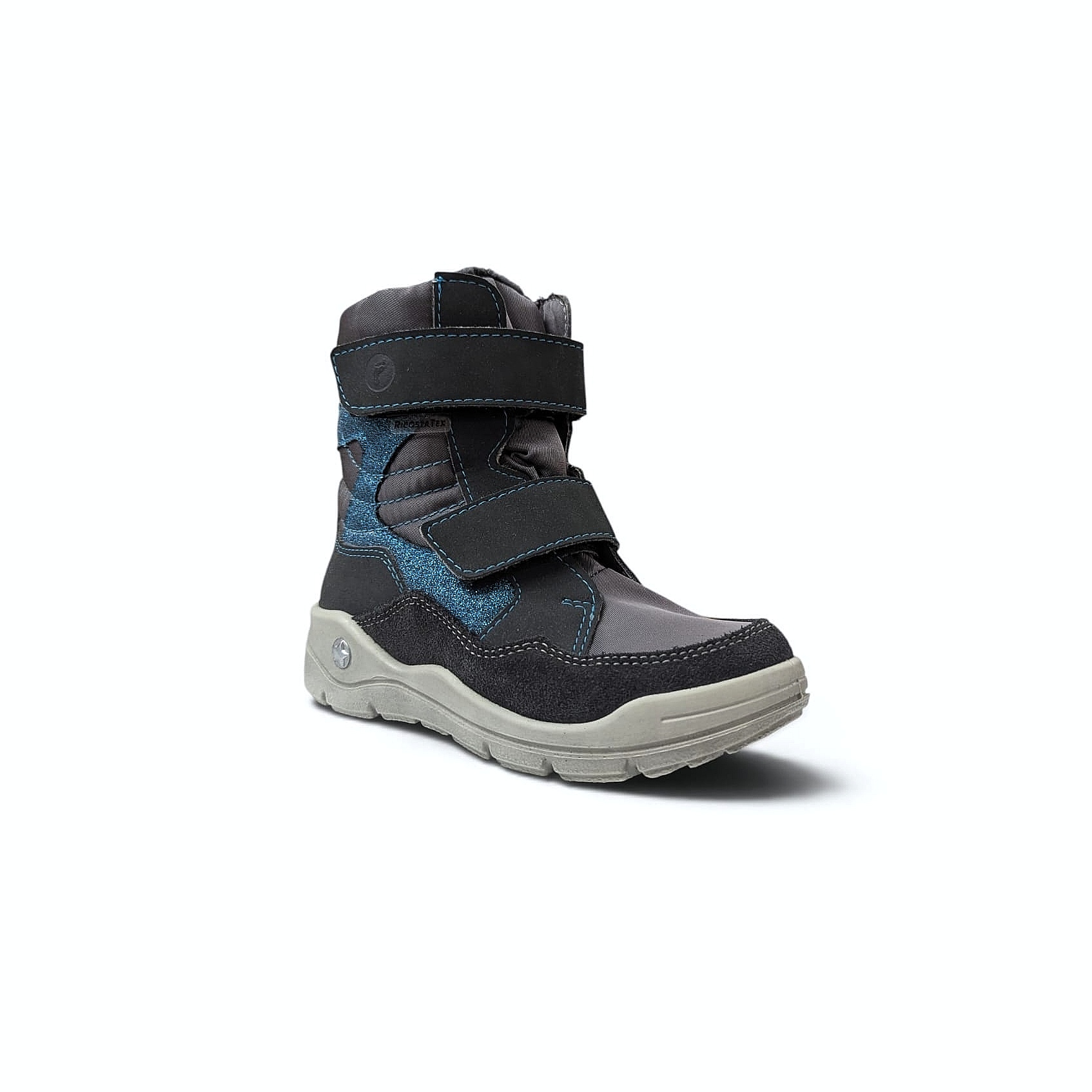 Ricosta Lona-S Kinder Winterboots mit Klettverschluss - Grau