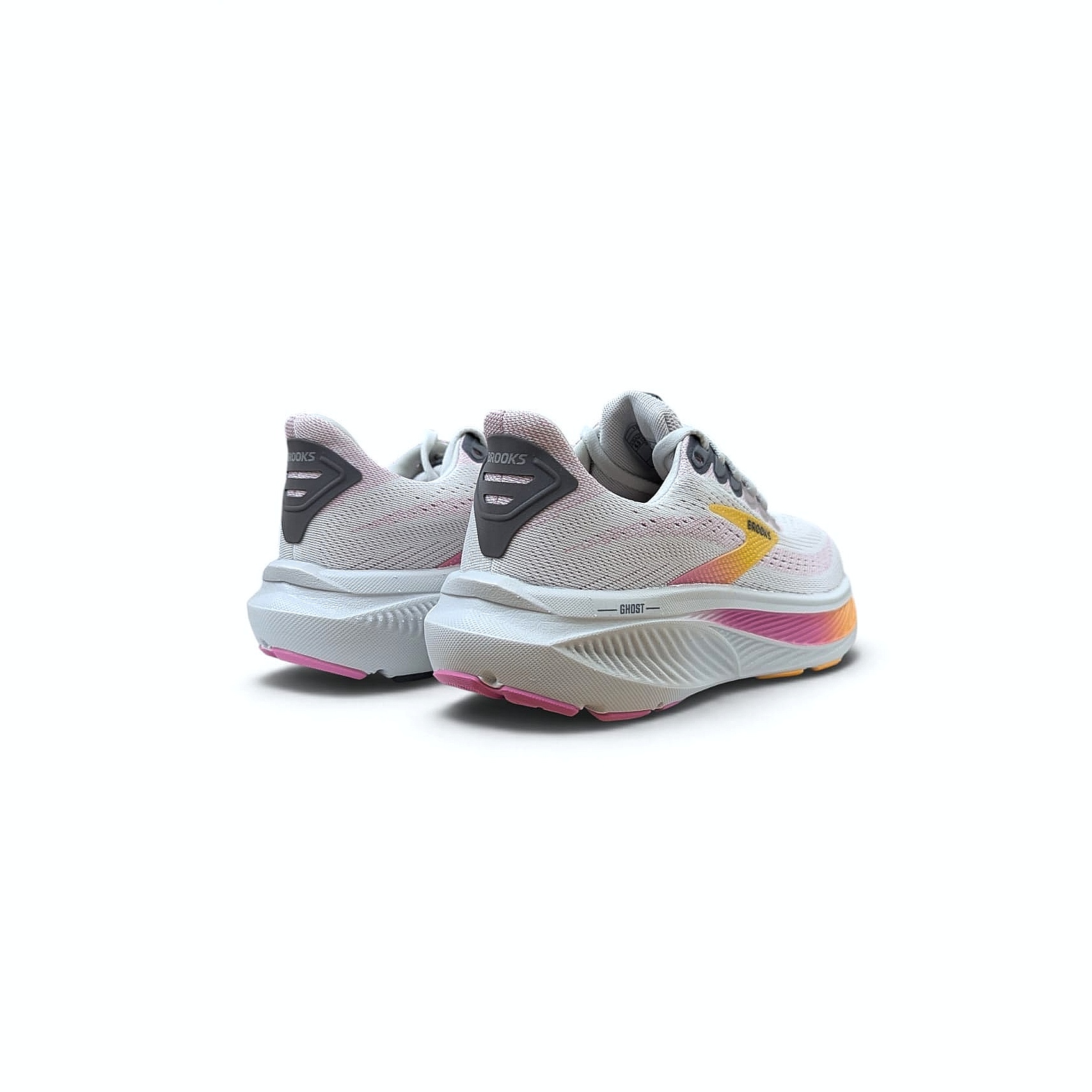 Brooks Ghost 17 Damen Laufschuh -Oyster-Apricot-Pink