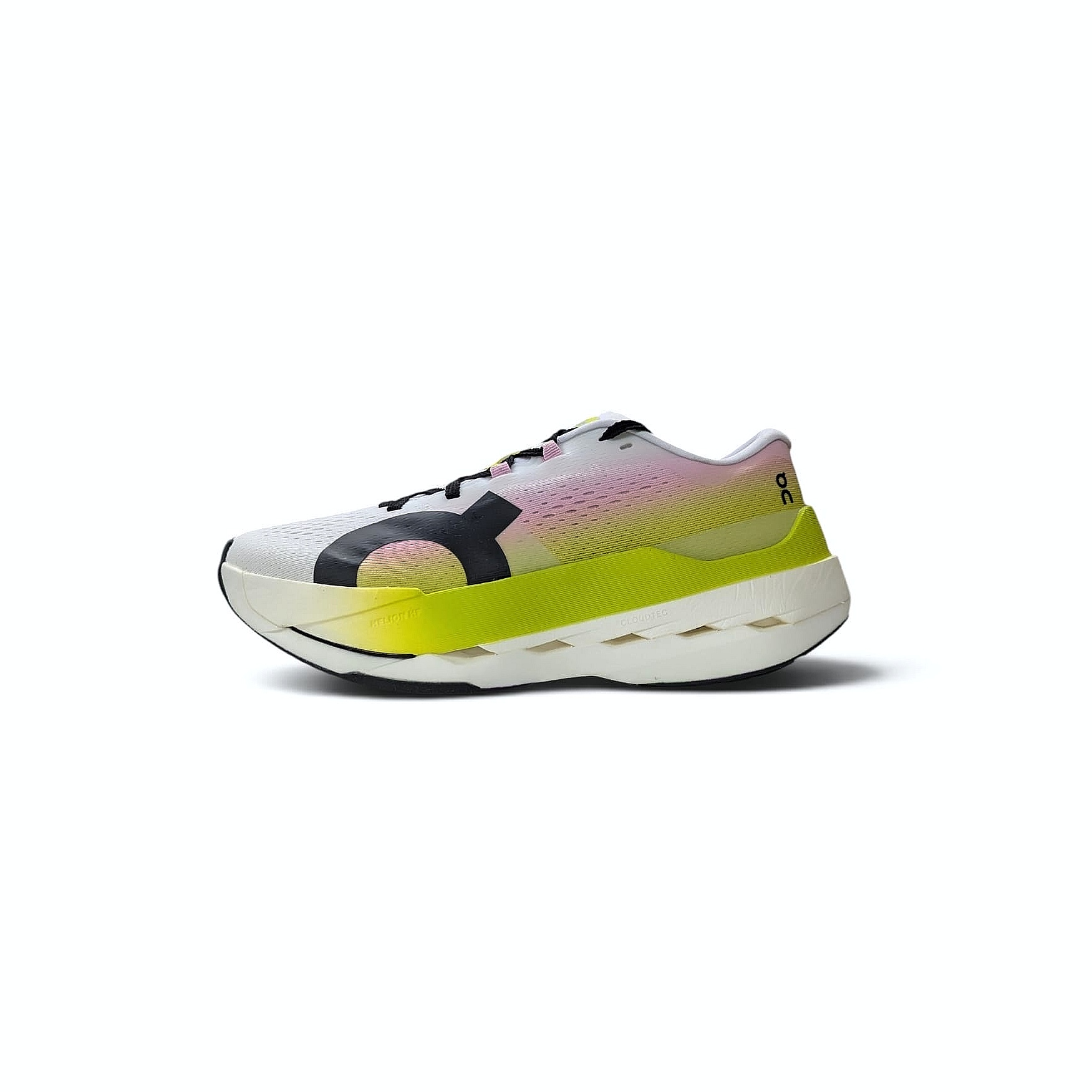 On Running Cloudboom Max Damen Laufschuhe Lime-Raspberry