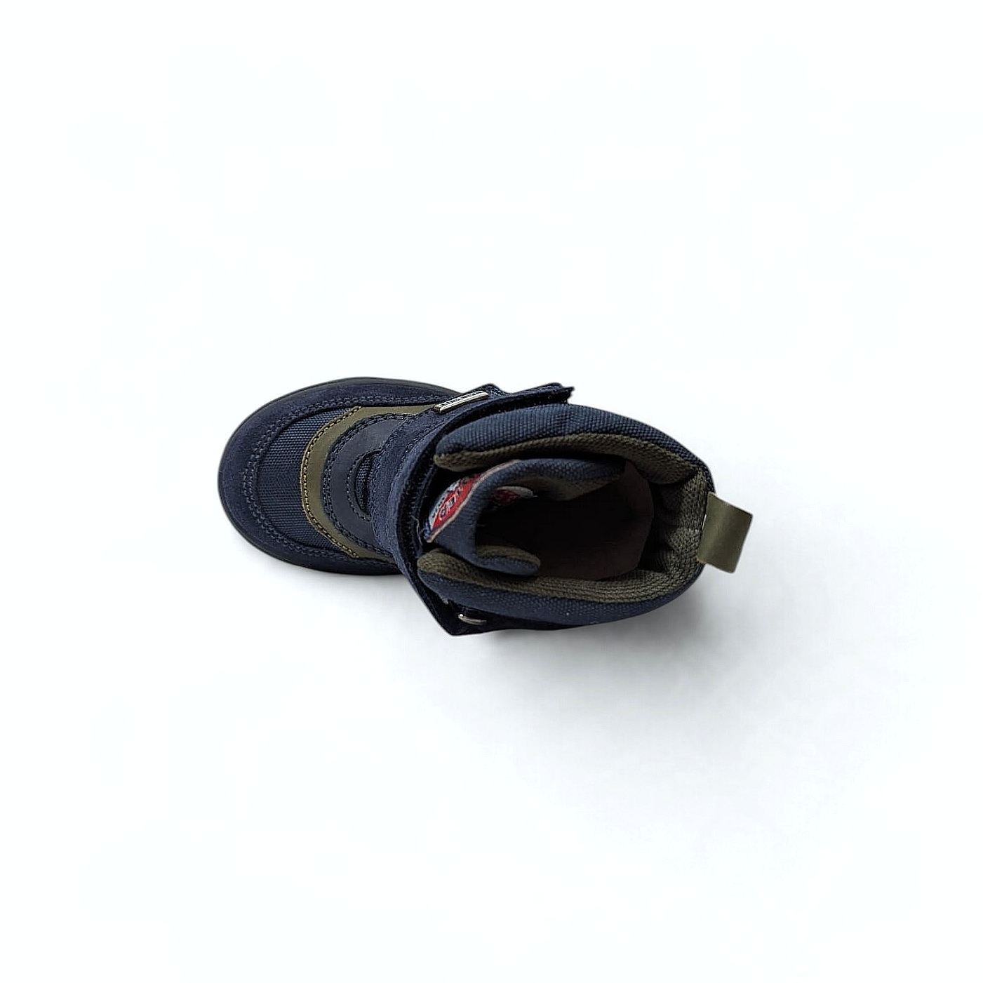 Naturino Klos Kinder Winterstiefel wasserdicht Bleu-Oliva