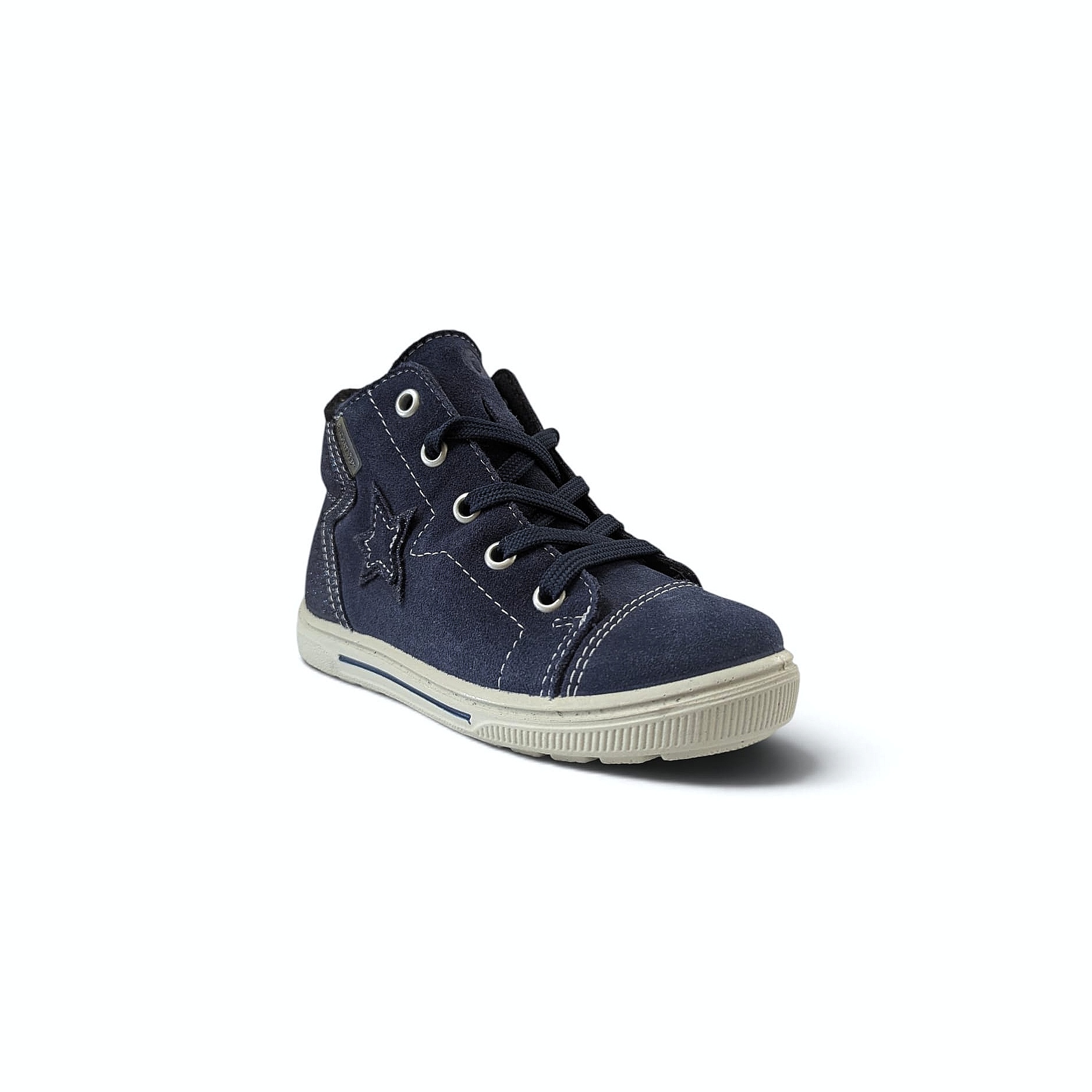Ricosta Mel Kinder Winterboots mit Schnürung und Reißverschluss - Nautic