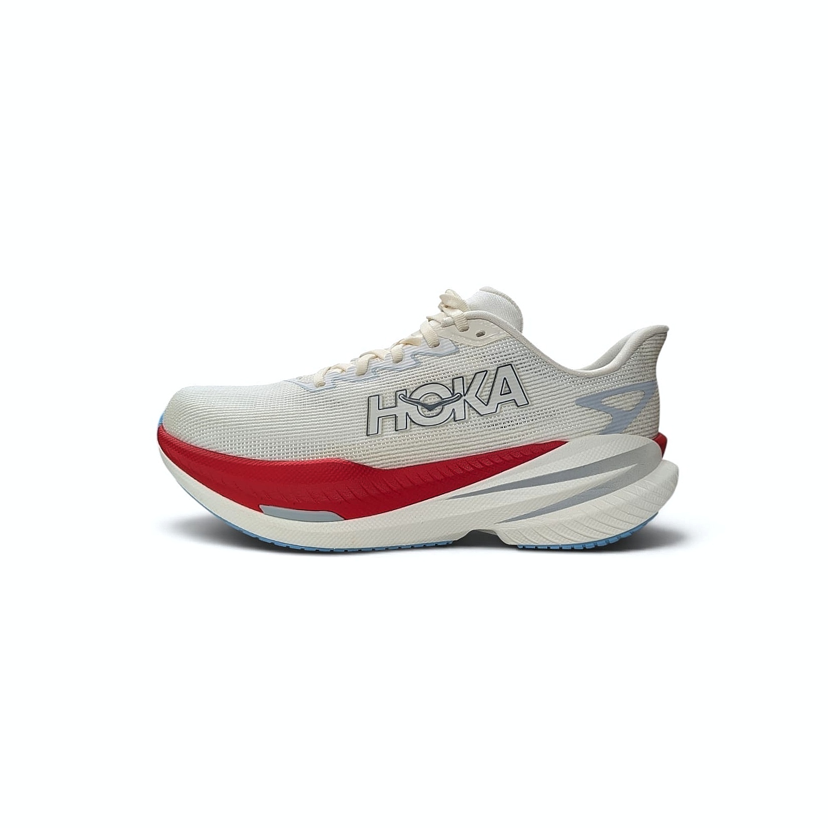 Hoka M Mach X 3 Herren Laufschuhe White-Alabaster