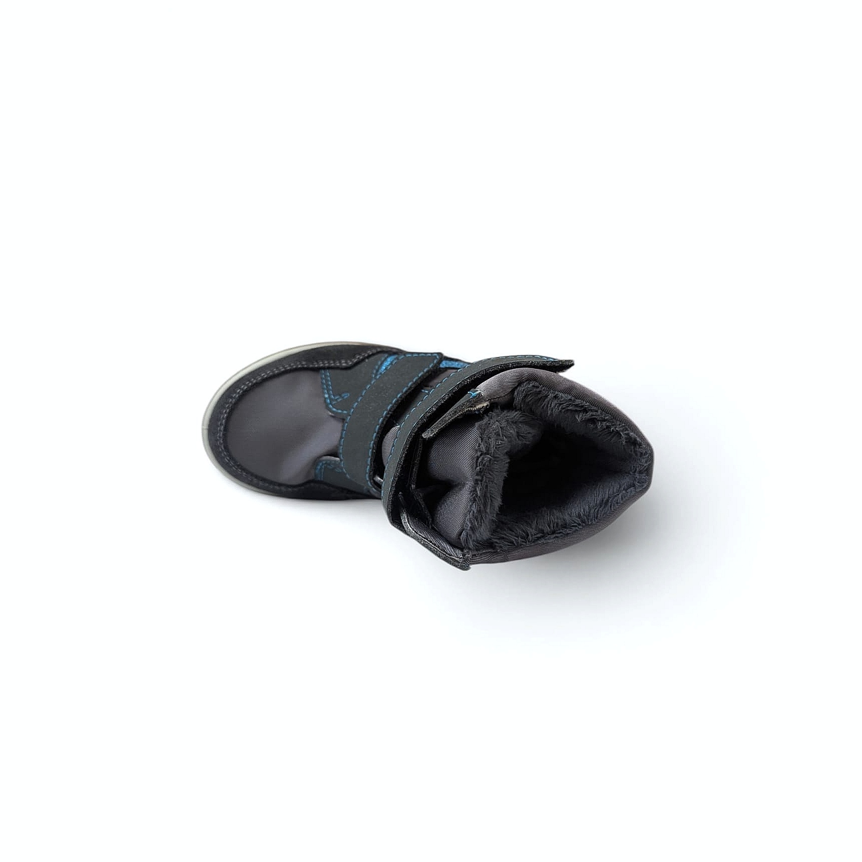 Ricosta Lona-S Kinder Winterboots mit Klettverschluss - Grau