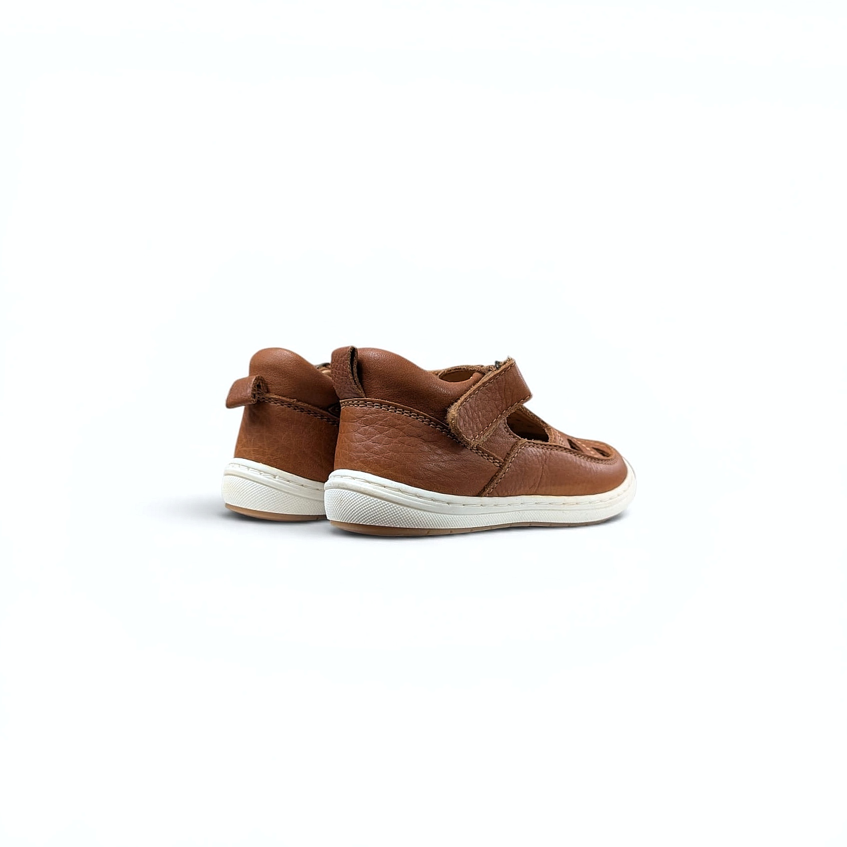 Cognac Bisgaard Kinder Halbsandalen