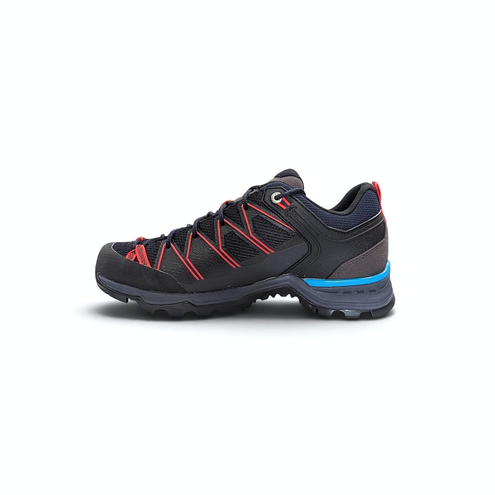 Salewa MTN Trainer Lite Damen Wanderschuh Premium Navy-Fluo Coral