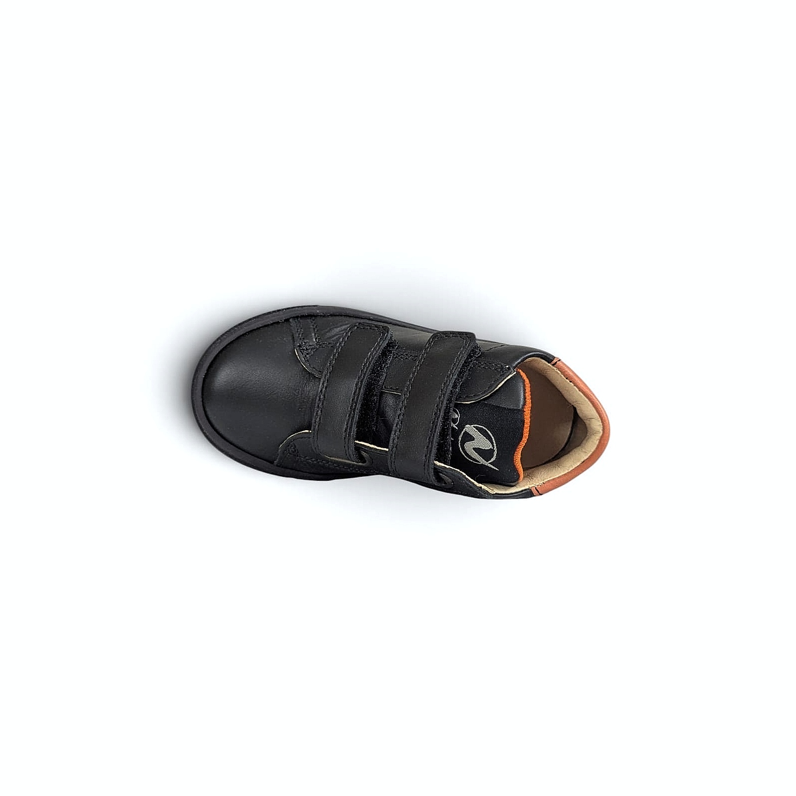 NATURINO Agoraio VL Vitello Sneaker – Nero-Arancio