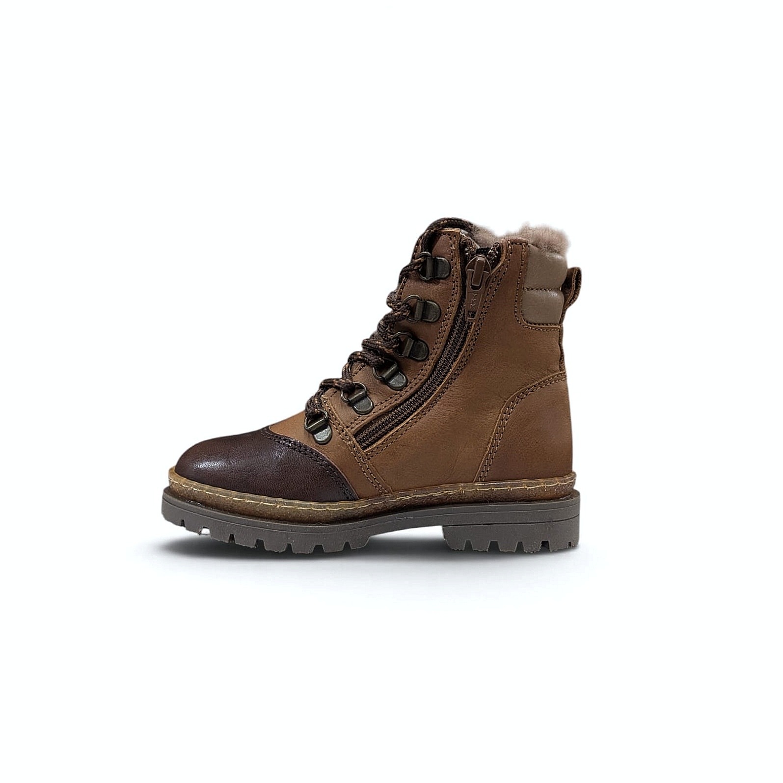 Bisgaard Gert Kinder Schnürstiefel – Brandy