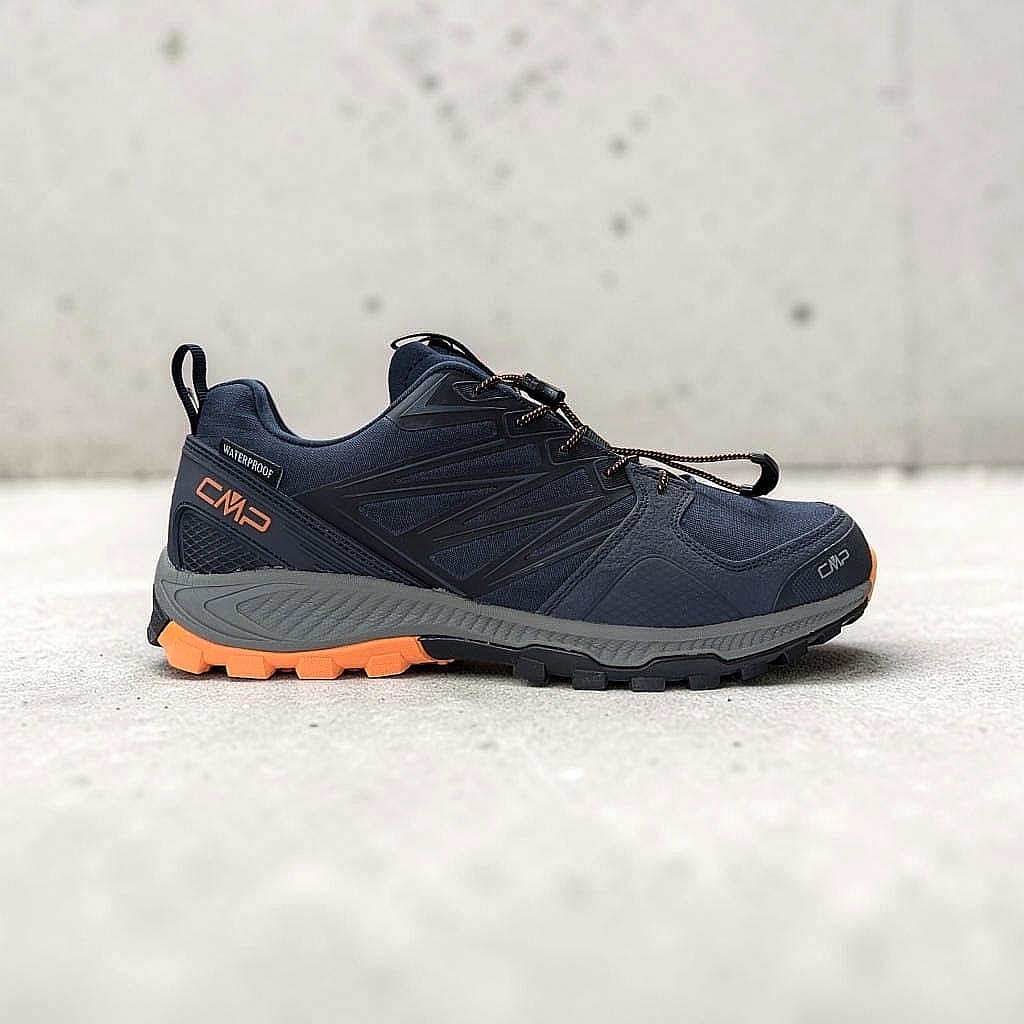 CMP Atik WP Trail Running Shoes – Herren Trailrunning-Schuhe Blau-Orange