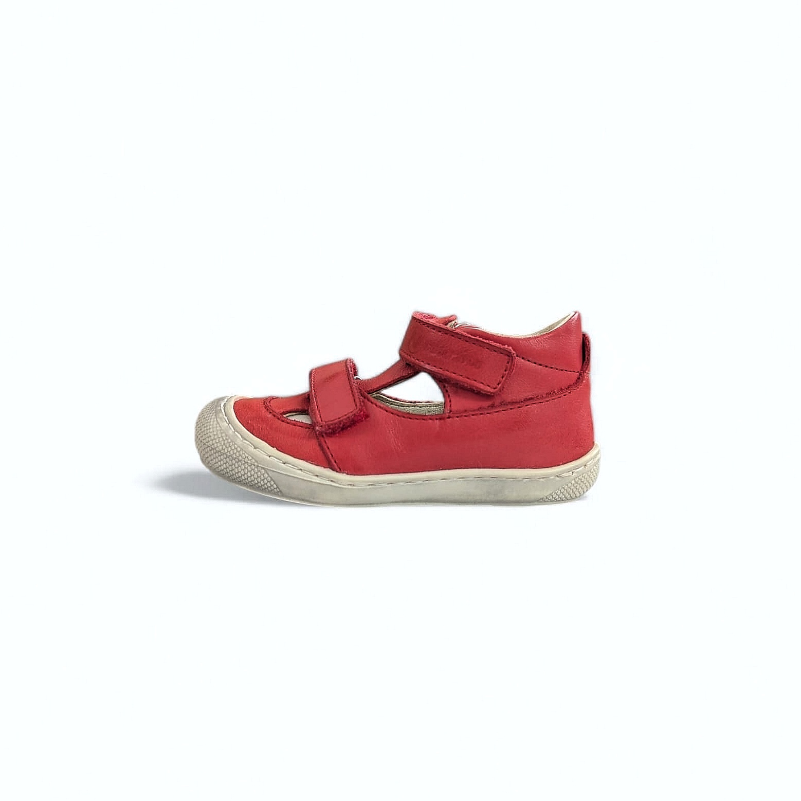 Rot Naturino Puffy Kinder Halbsandalen