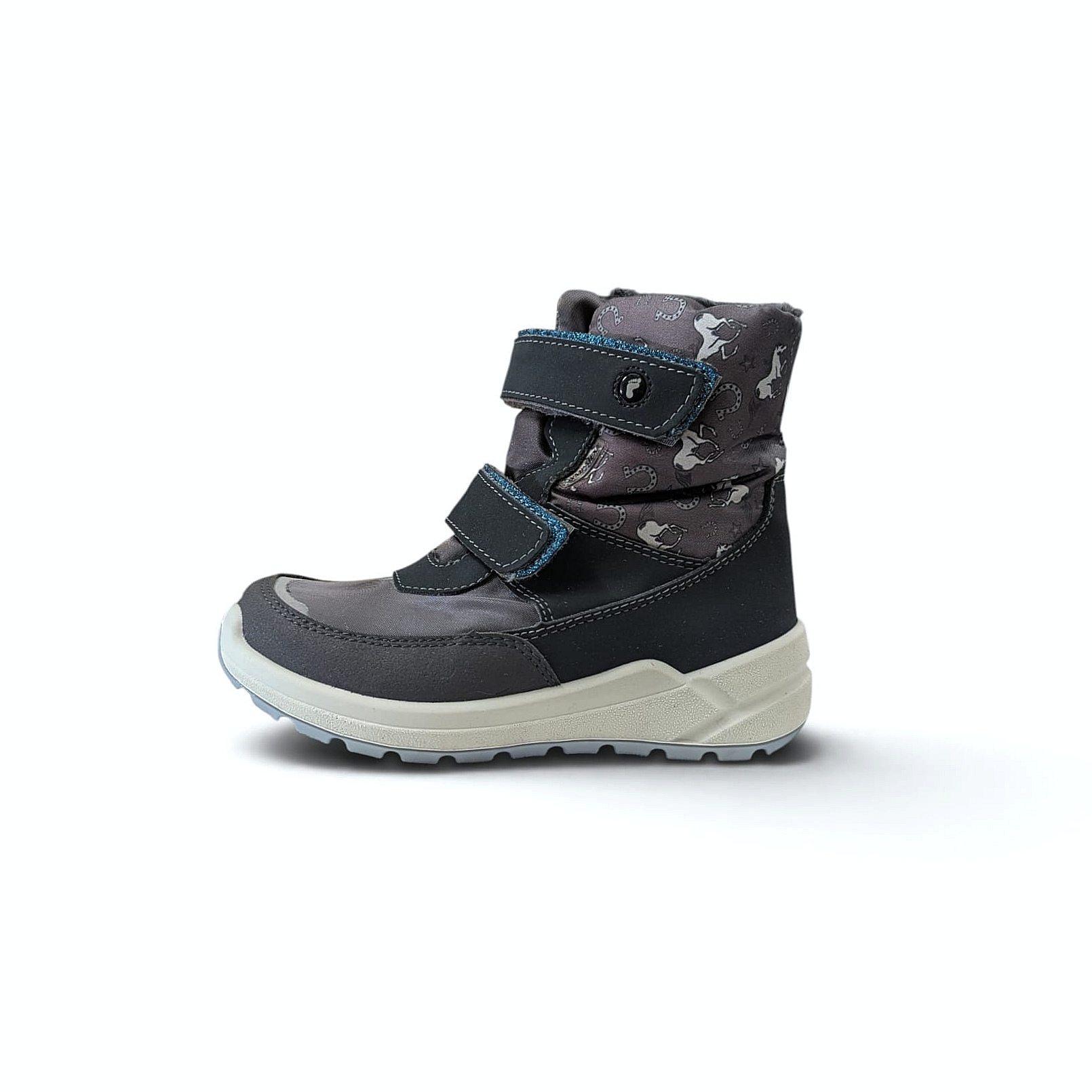 Ricosta Gina Kinder Winterboots mit Klettverschluss - Grigio-Patina