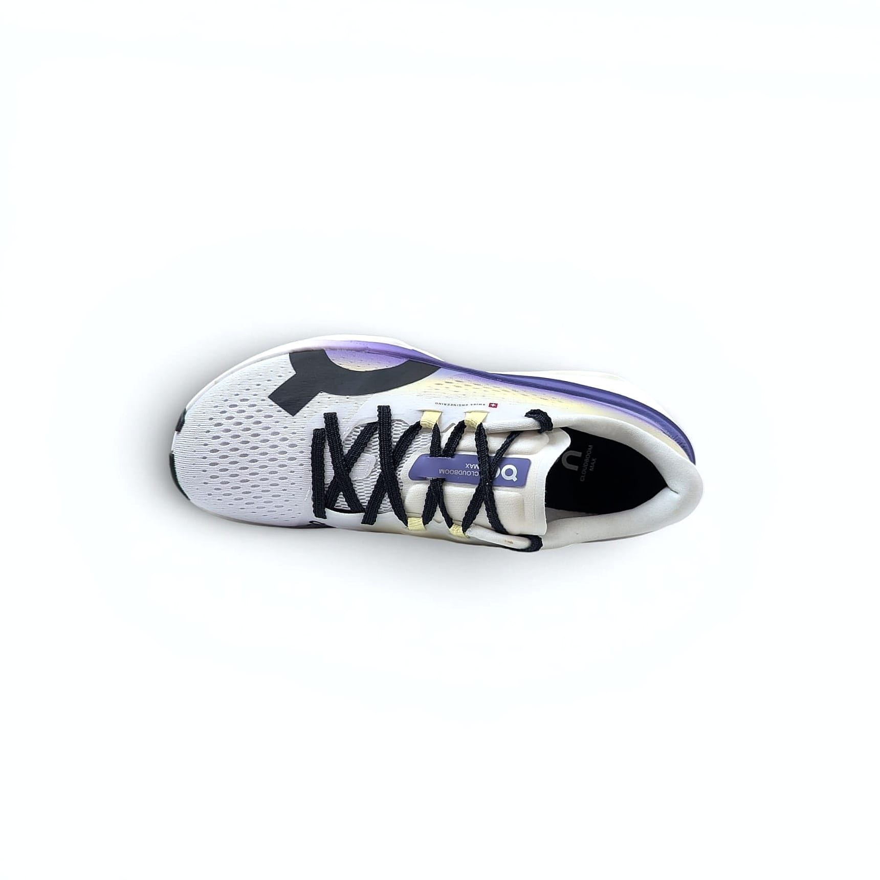 On Running Cloudboom Max Damen Laufschuhe  White Juniper