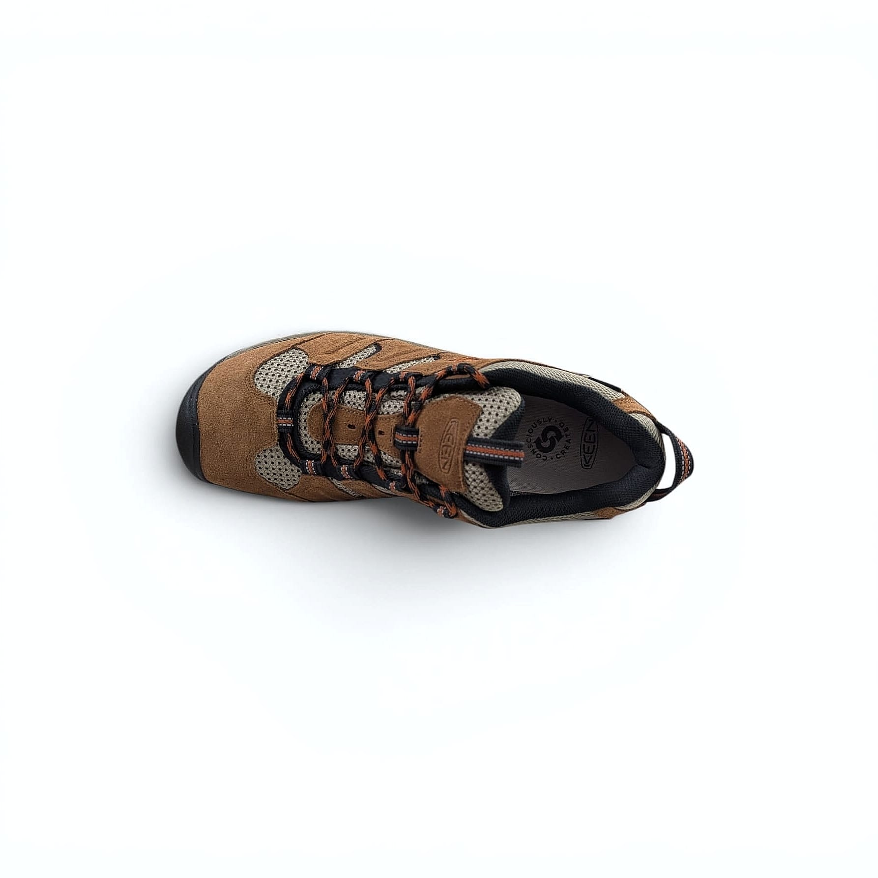 Keen Headout WP Herren Wanderschuhe Bison Fossil Orange