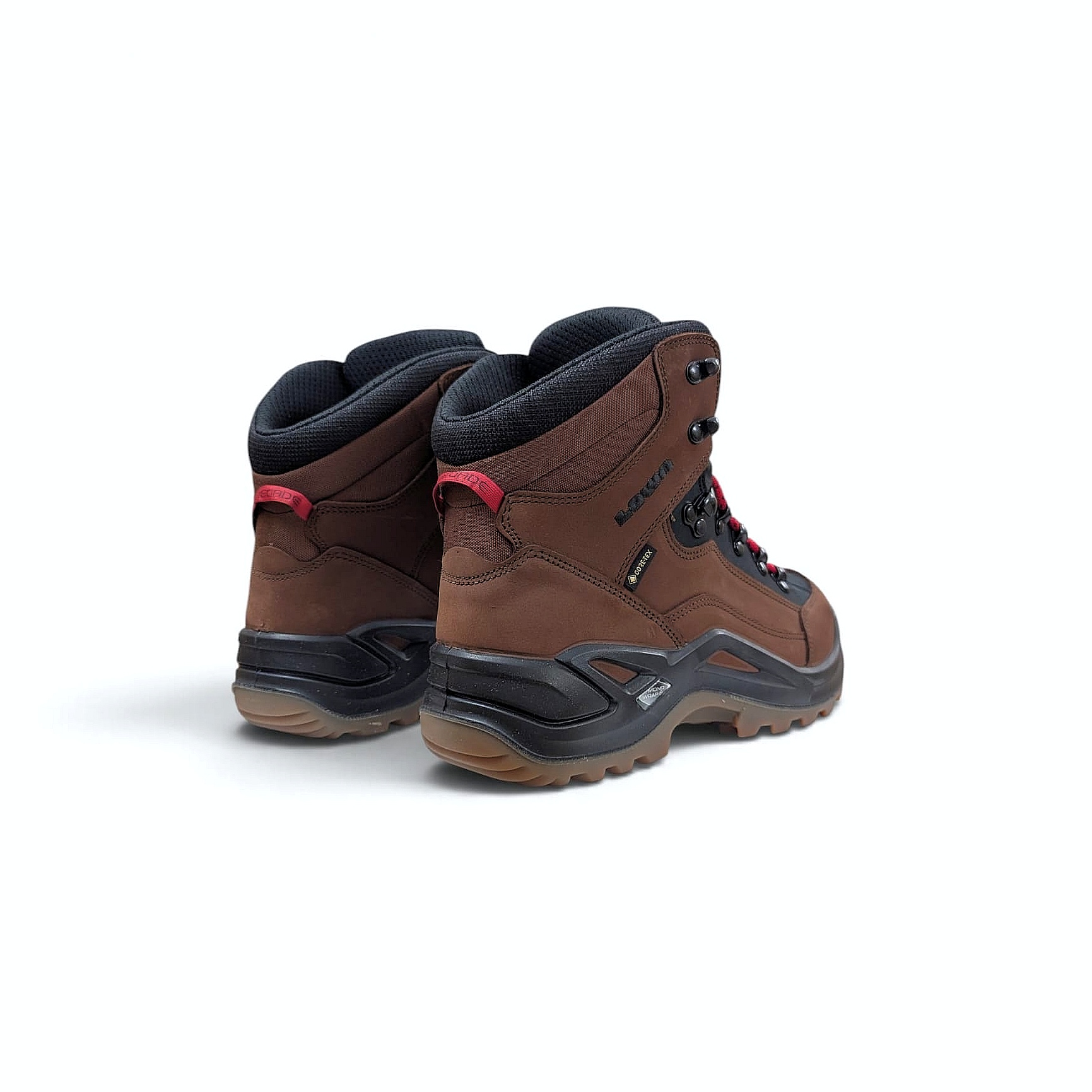 LOWA Renegade GTX Mid Herren Wanderschuhe Mahagoni-Rot
