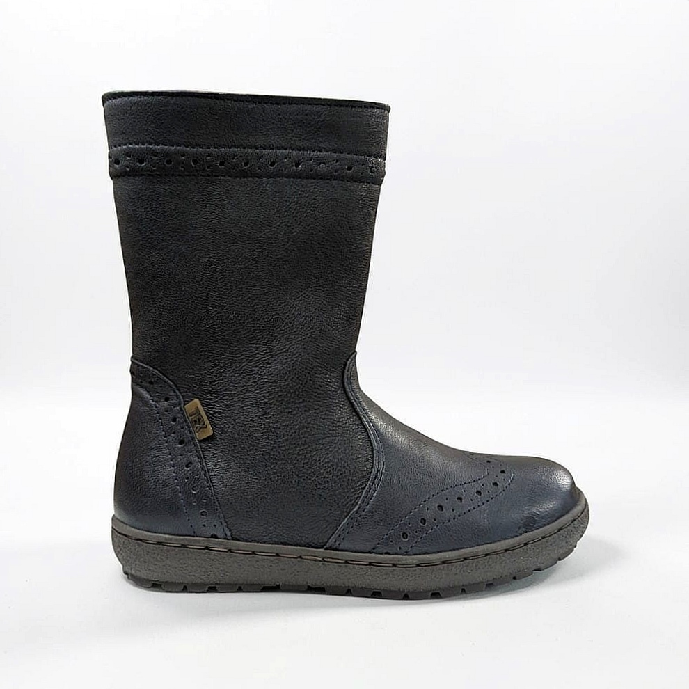 Bisgaard Ejra Tex Kinder Winterstiefel wasserdicht mit Wollfutter – Navy