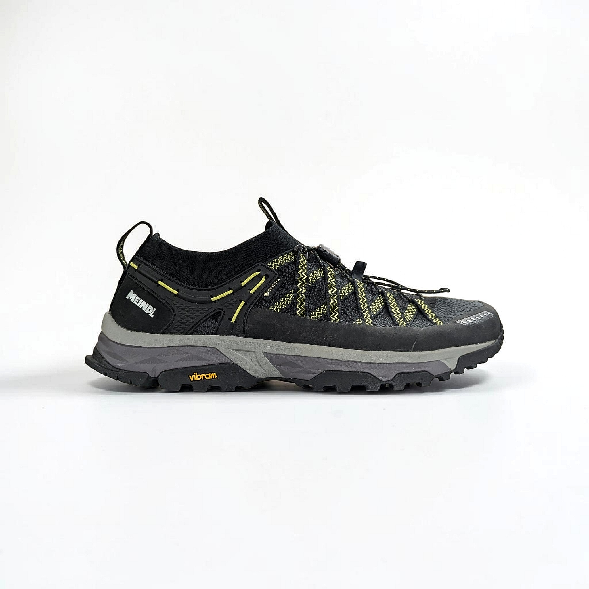 Meindl Aruba GTX Herren Trekkingschuhe  Schwarz/Lemon