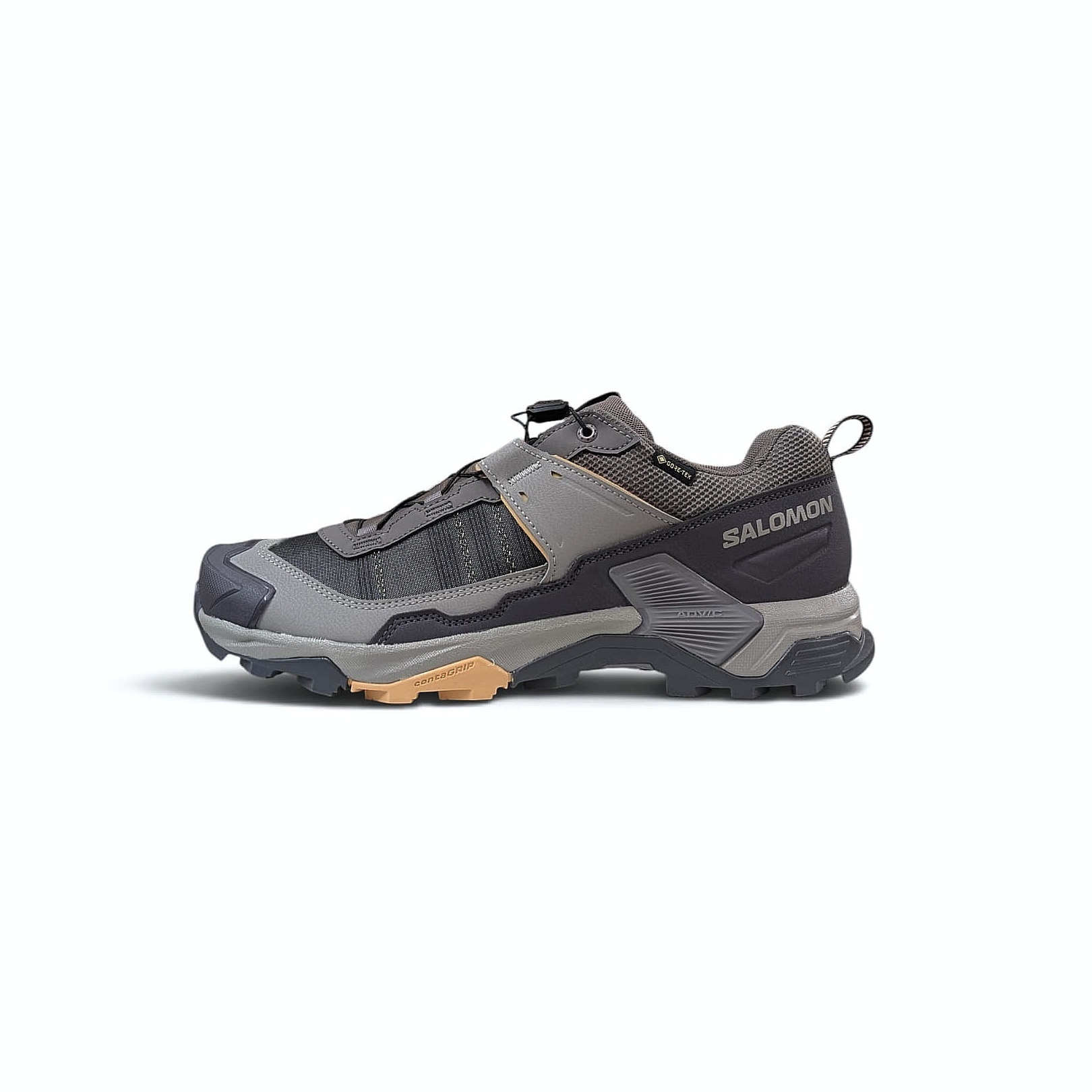 Salomon X Ultra 5 GTX W Damen Wanderschuh - Plum Kitten-Nine Iron-Soft Clay