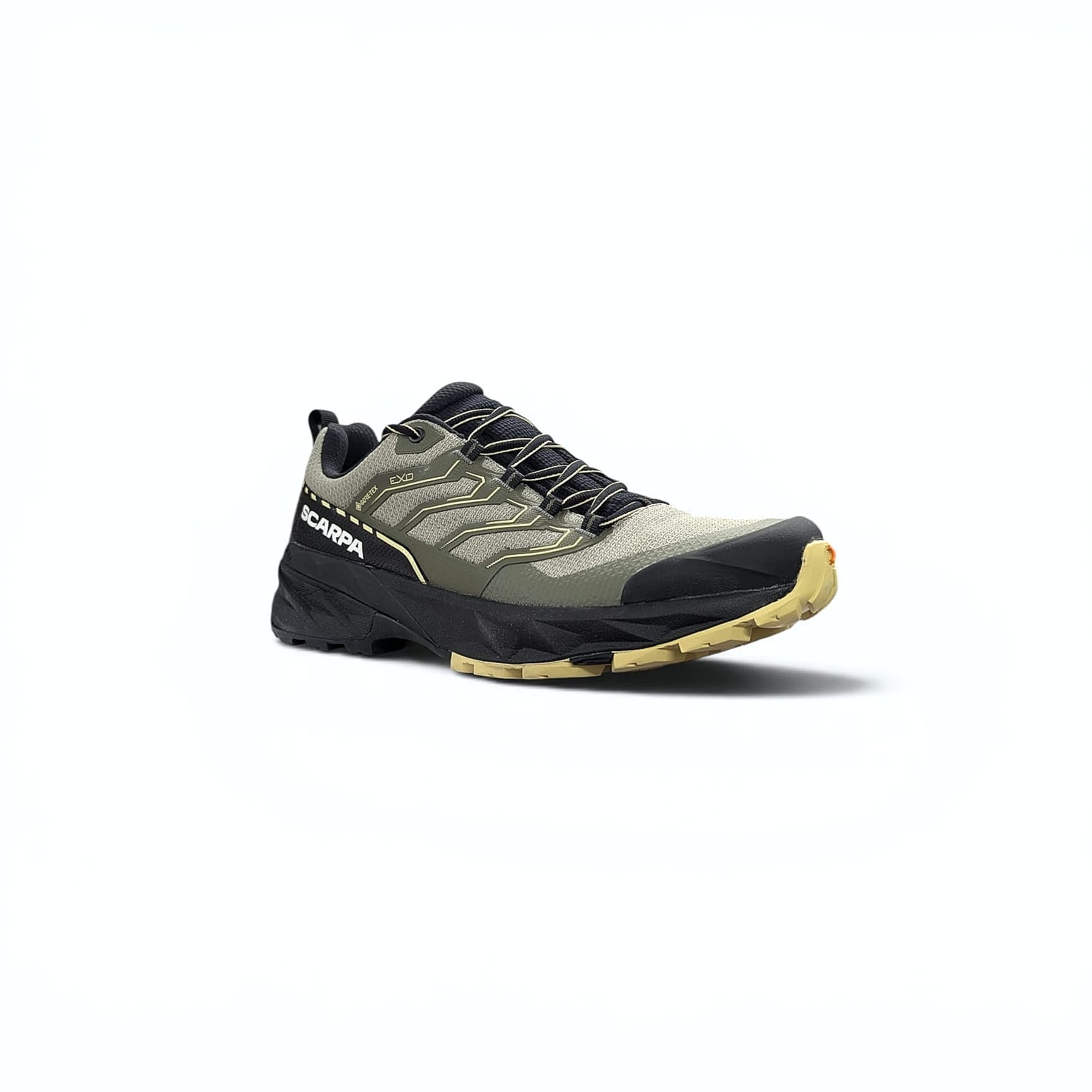 Scarpa Rush 2 GTX WMN – Damen Trail-Allrounder . Sage-Dusty Yellow