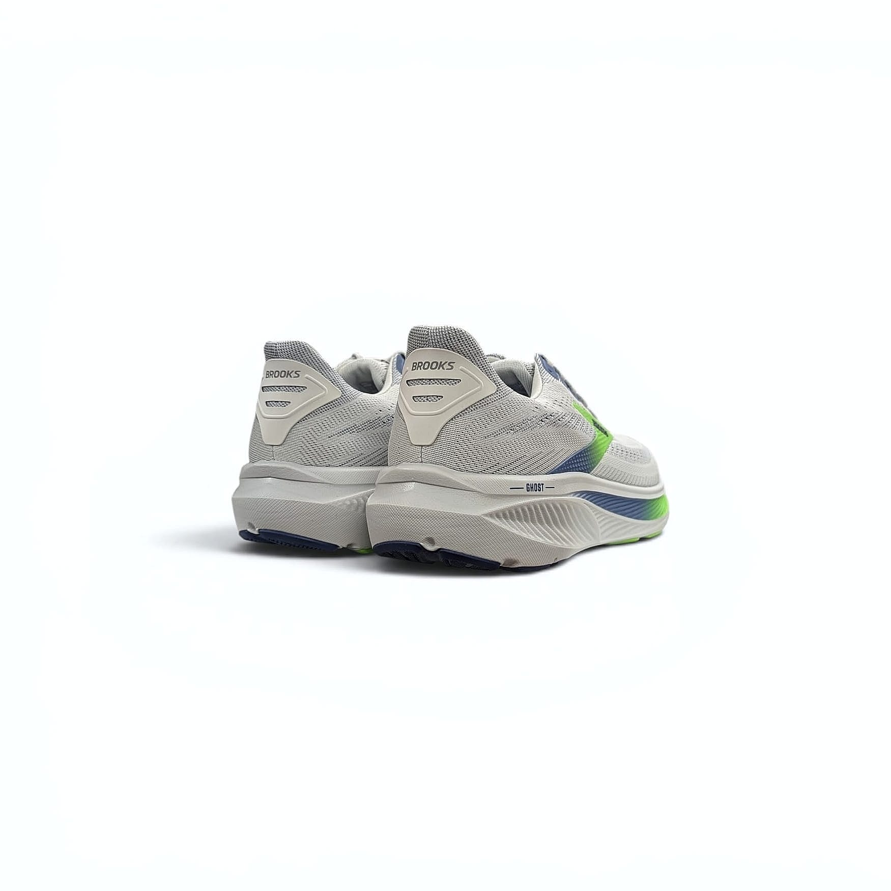 Brooks Ghost 17 Herren Laufschuh | Oyster/Beacon Blue/Gecko