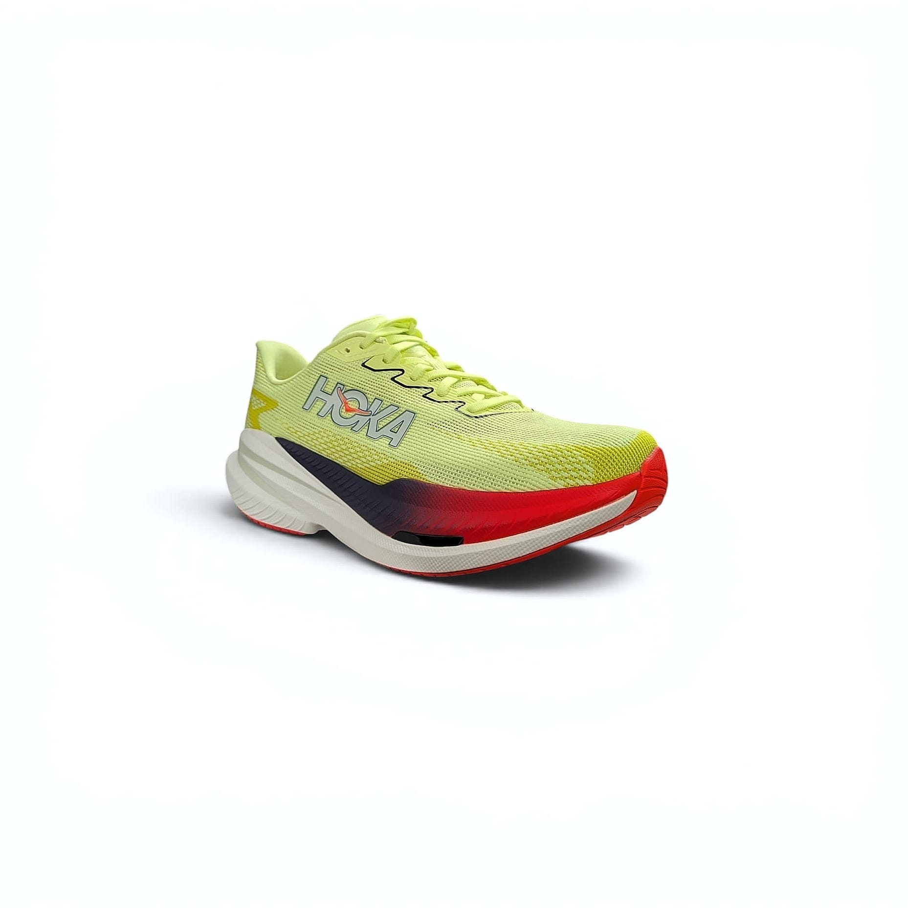 Hoka M Mach X 3 Herren Laufschuhe Neon Yuzu . Squid Ink