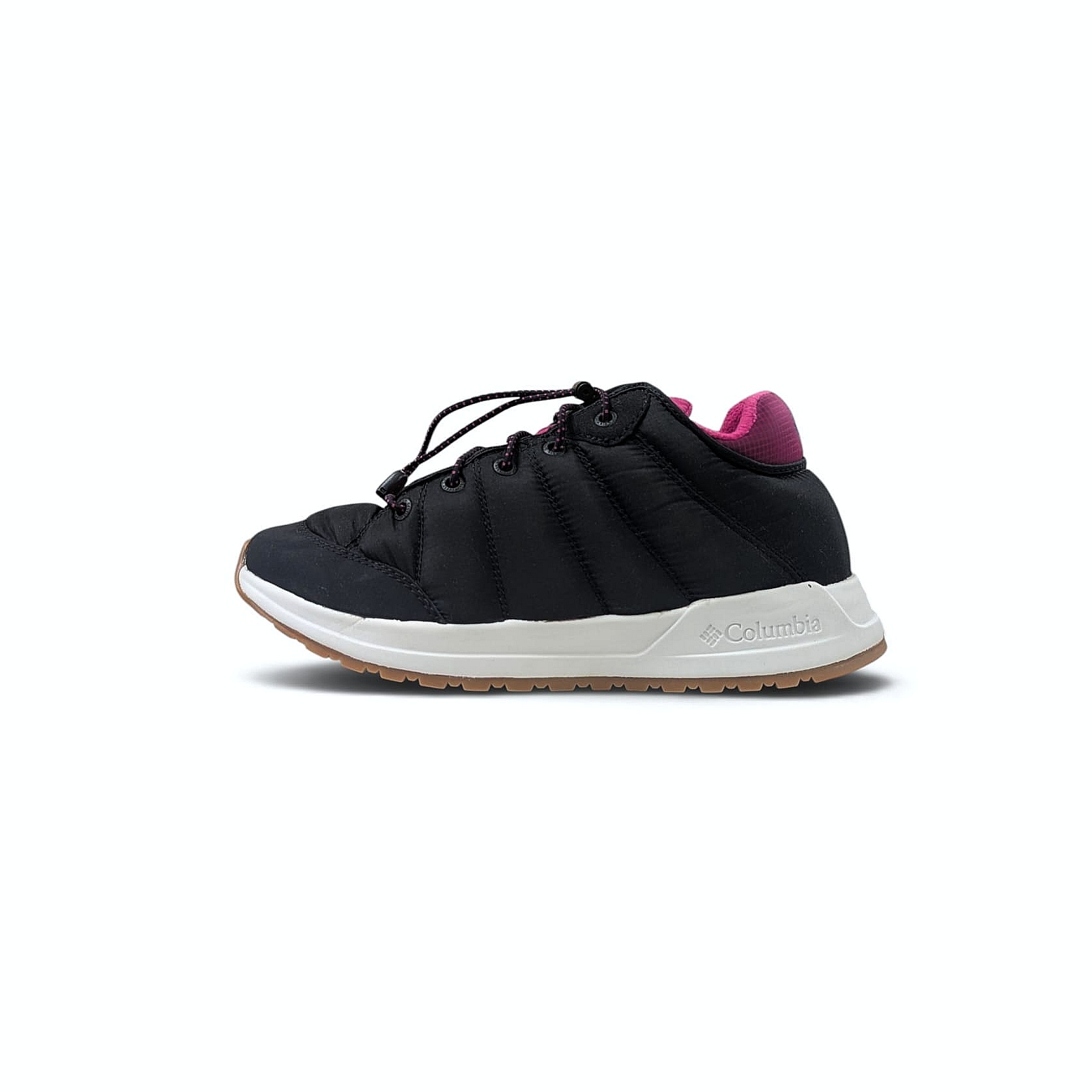 Columbia Palermo Street Tall Damen Winterschuh - Black - Wild Fuchsia