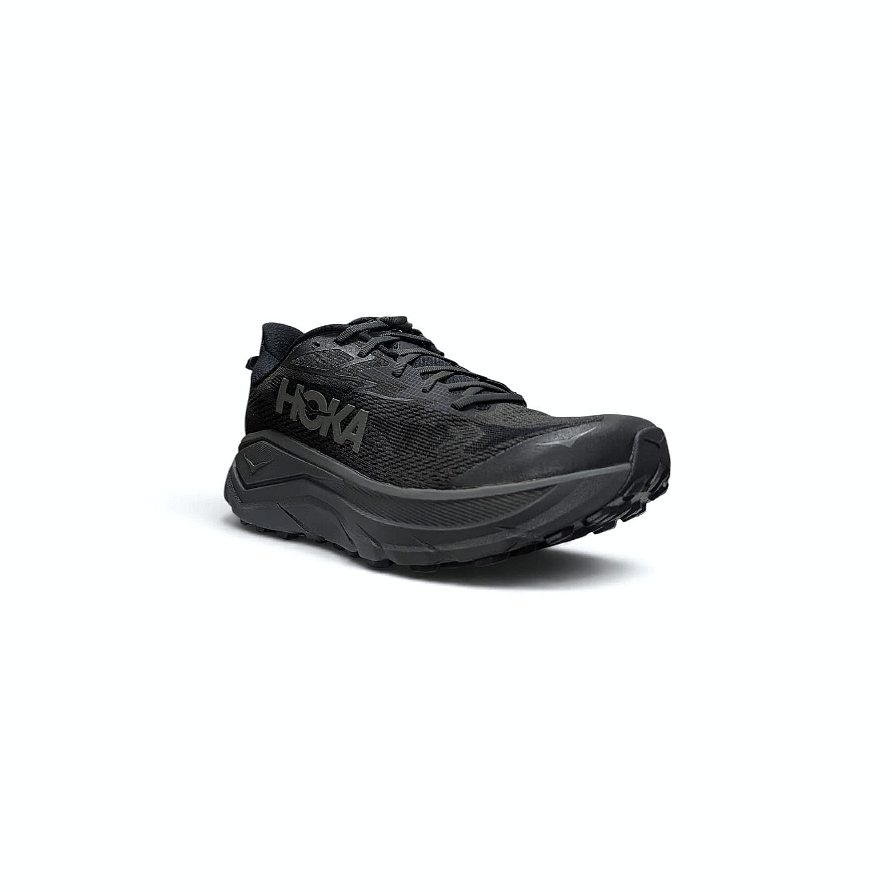 Hoka Challenger 8 Herren Road-to-Trail-Laufschuh Black-Carbon Black