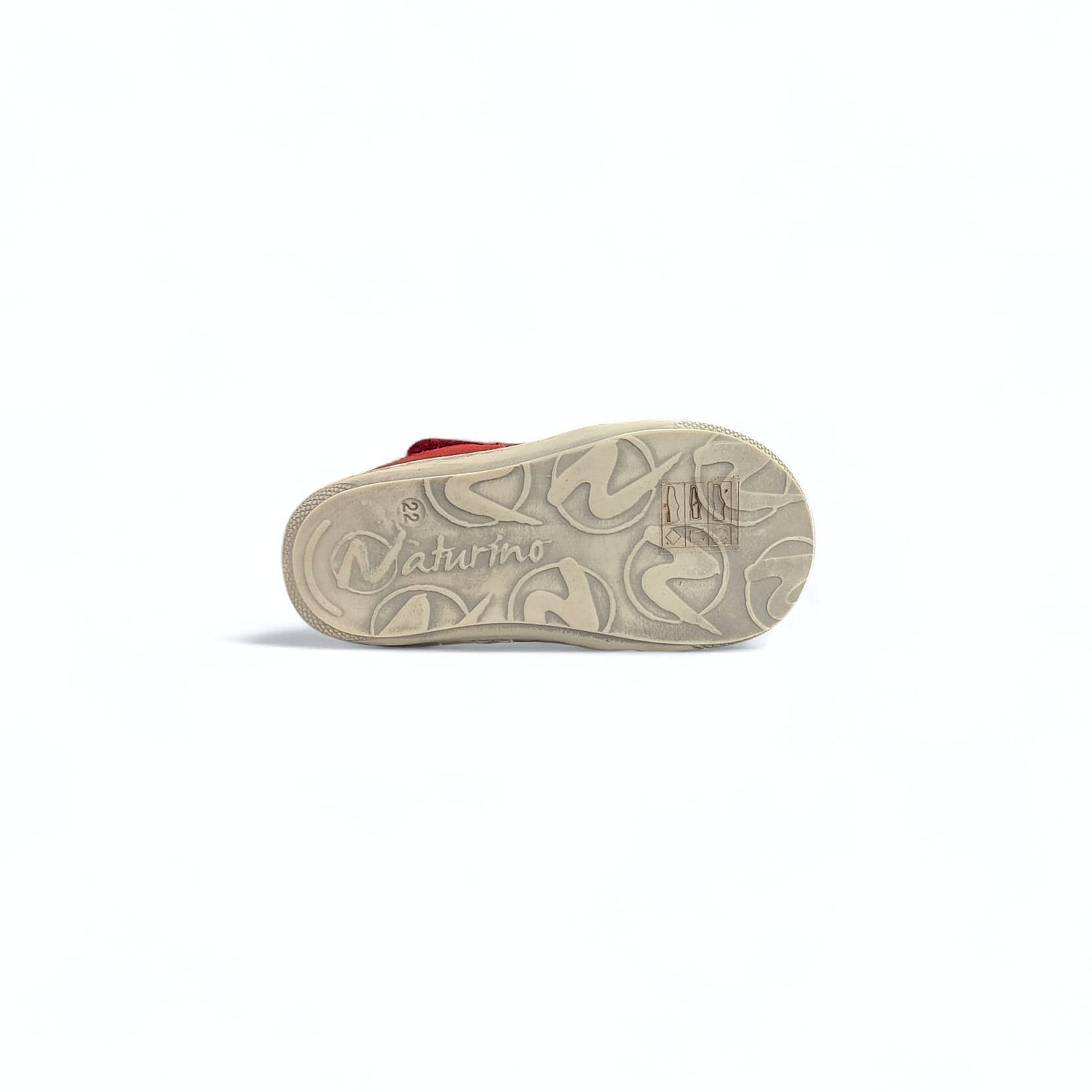 Rot Naturino Puffy Kinder Halbsandalen