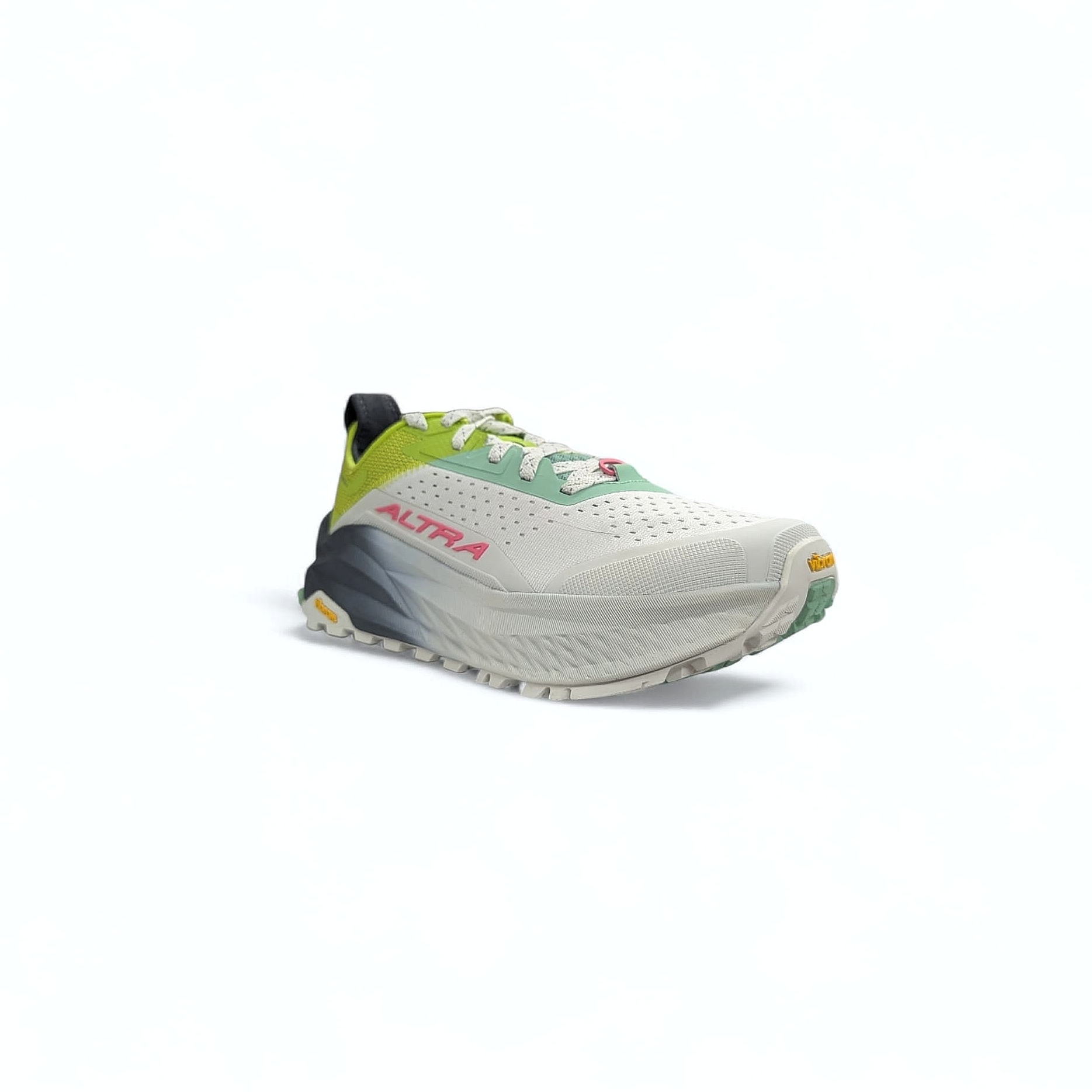 Gray LIme Altra W Olympus 6 Damen Trail Laufschuhe