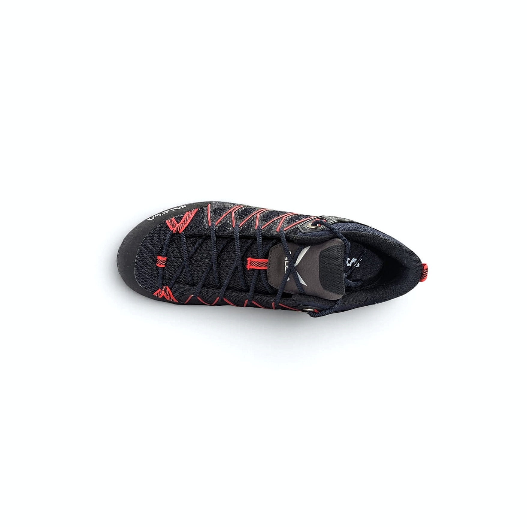 Salewa MTN Trainer Lite Damen Wanderschuh Premium Navy-Fluo Coral