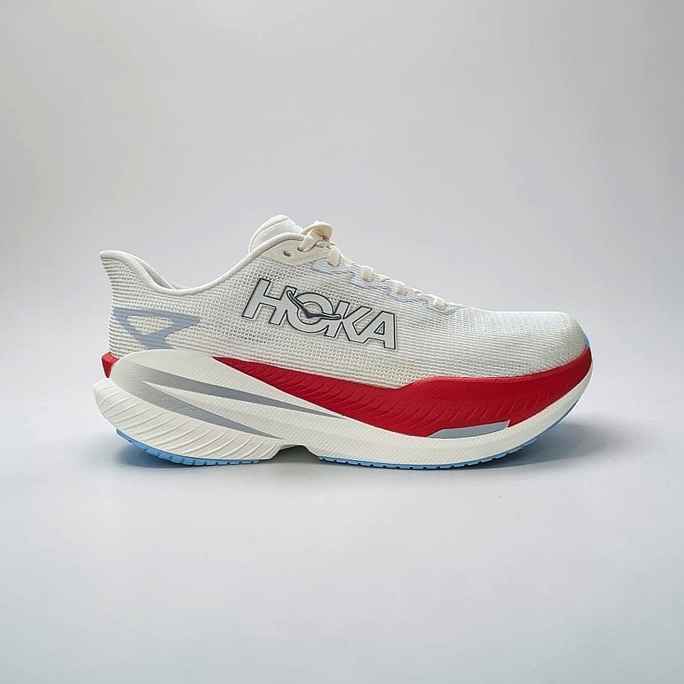 Hoka M Mach X 3 Herren Laufschuhe White-Alabaster