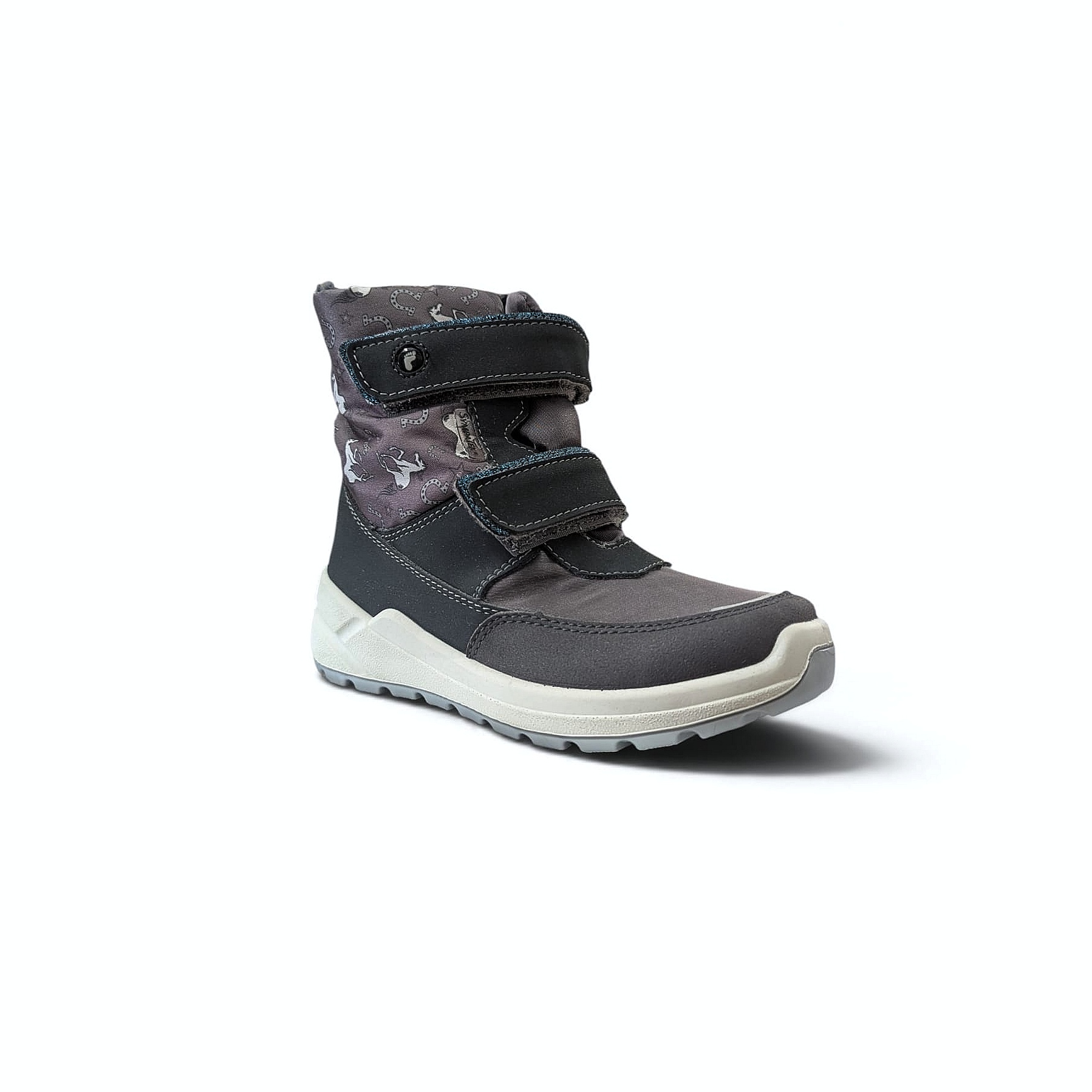 Ricosta Gina Kinder Winterboots mit Klettverschluss - Grigio-Patina