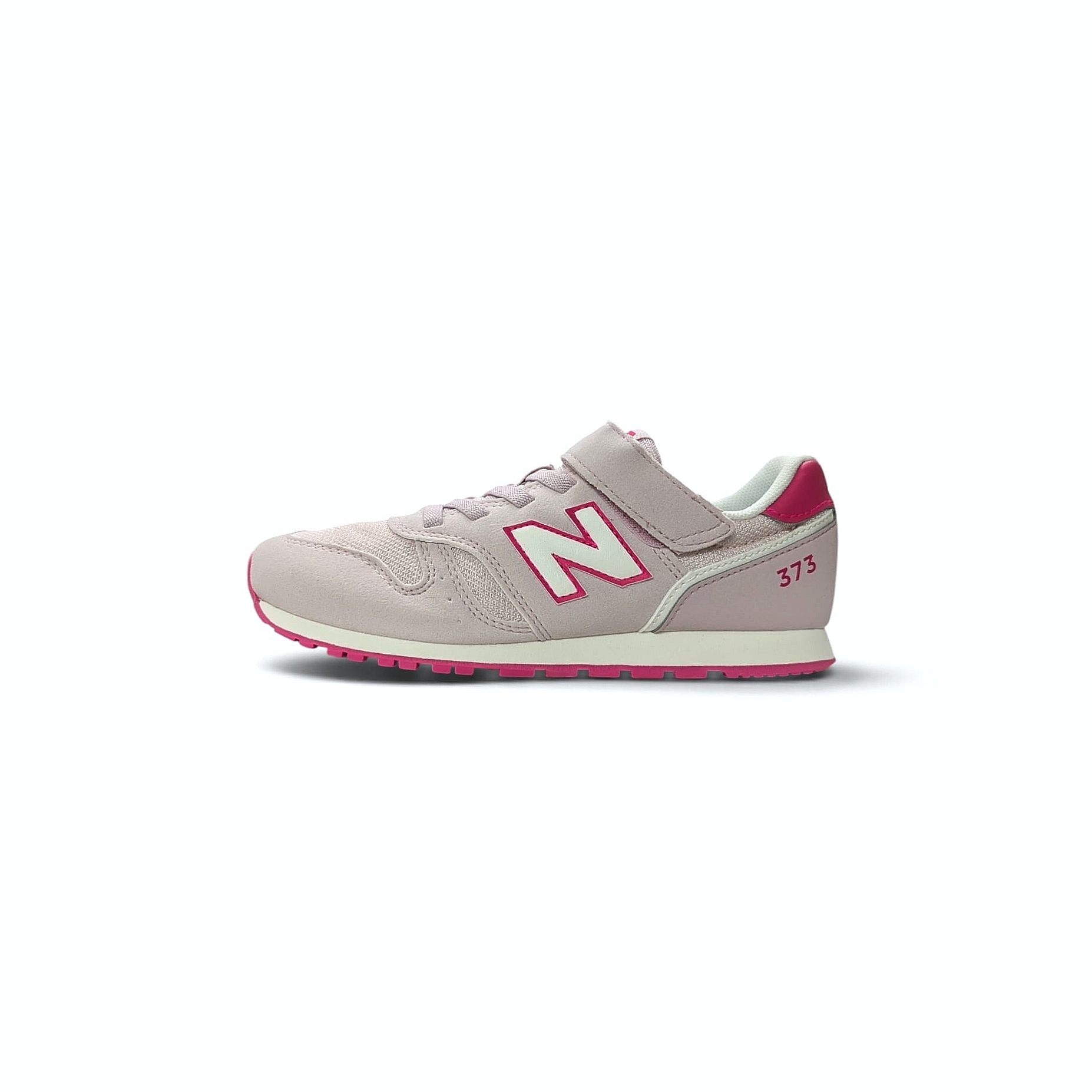 New Balance 373 Kindersneaker Grau/Pink