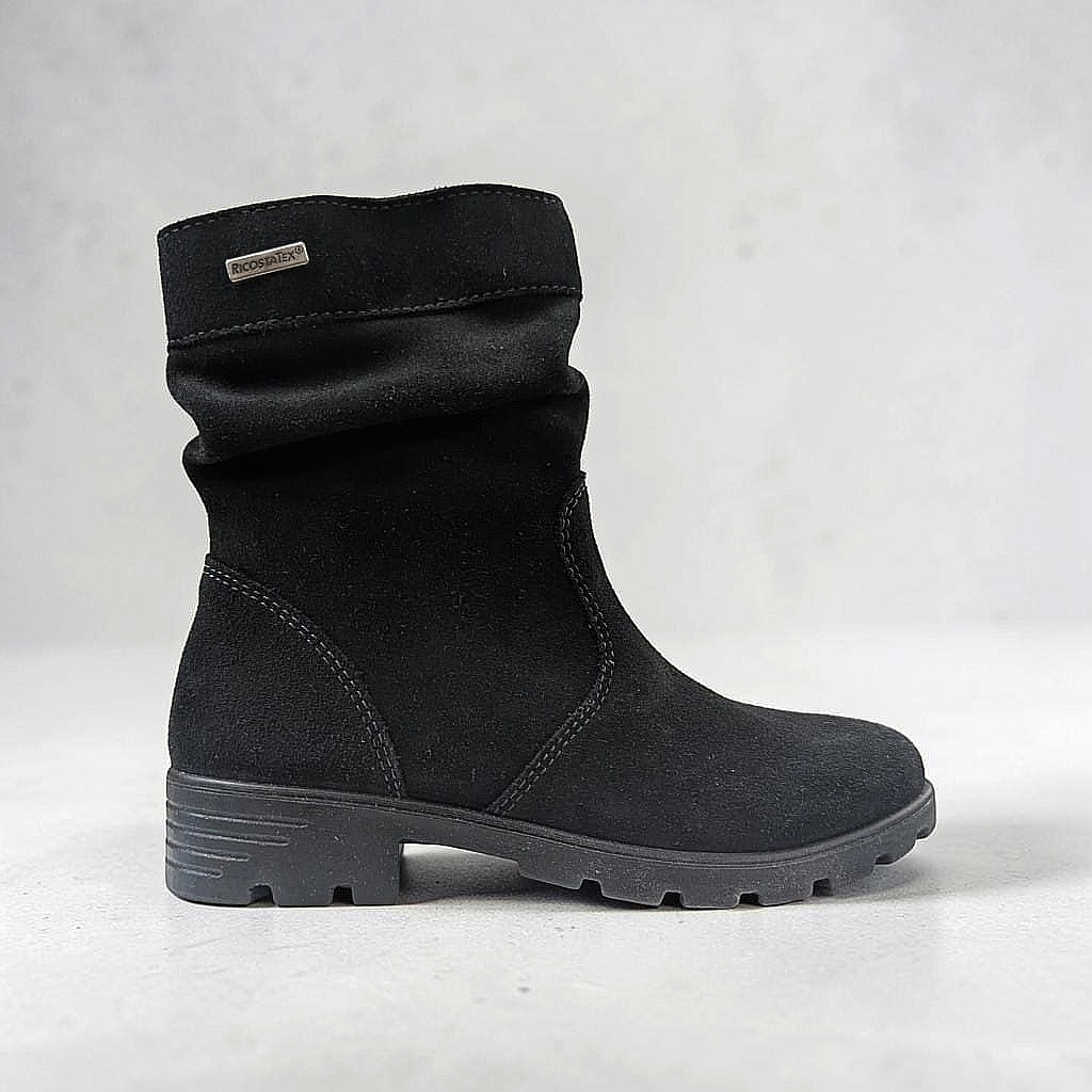 Ricosta Raika Kinder Winterboots mit Reißverschluss - Schwarz