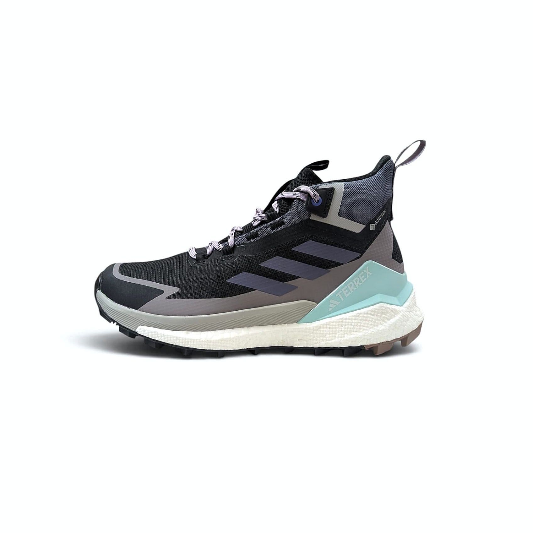Adidas Terrex Free Hiker 2 GTX Damen Wanderschuh - Core Black-Preloved Violet-Tau Orange