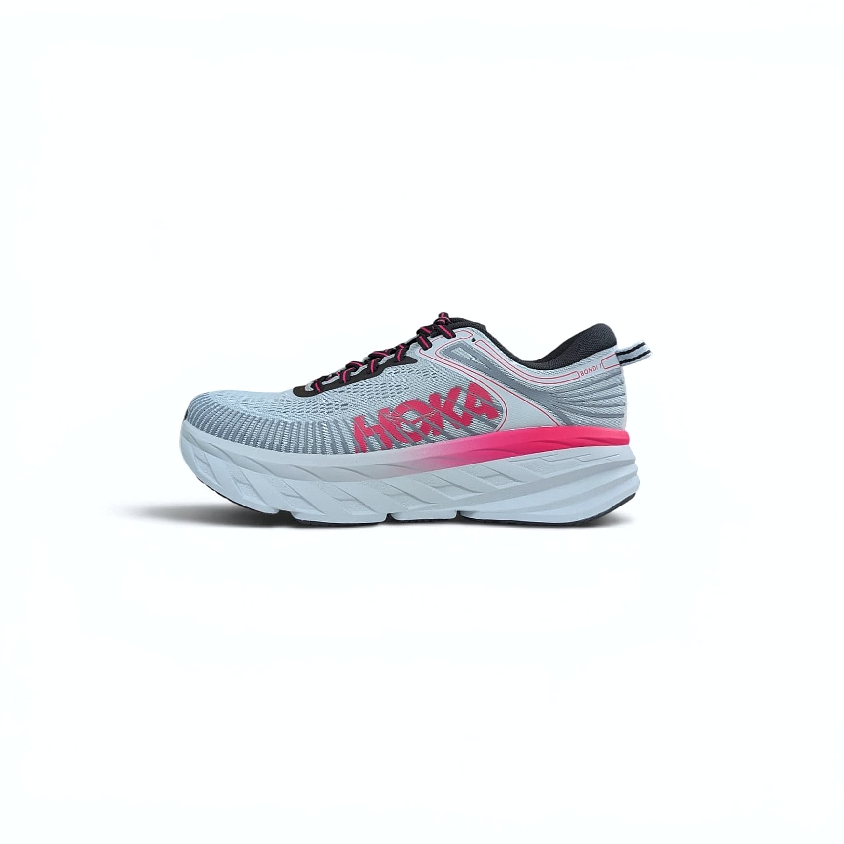 Mineralblau Hoka W Bondi 7 Damen Laufschuhe