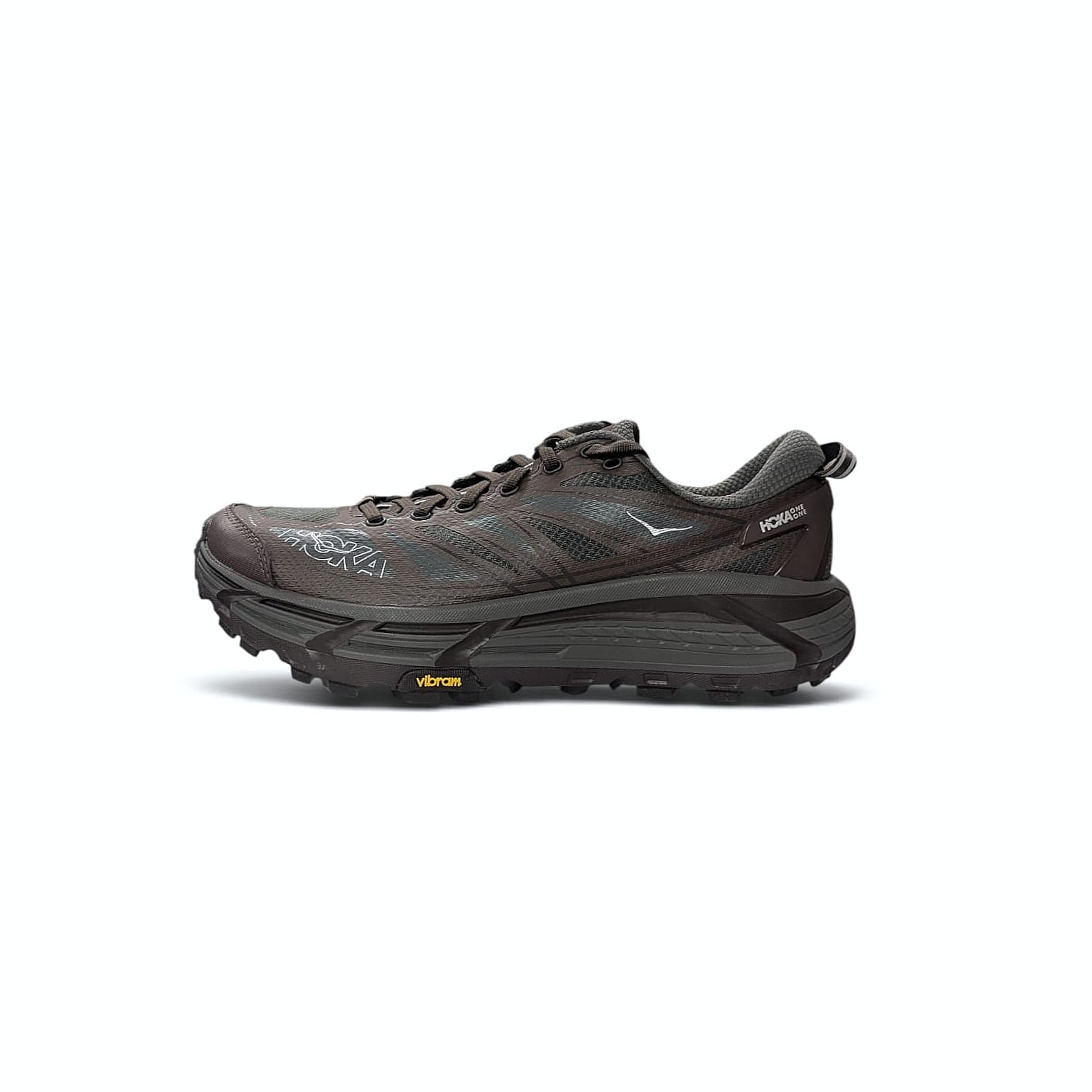 Hoka U Mafate Speed 2 Unisex Trailrunningschuhe Asphalt Grey.Walnut