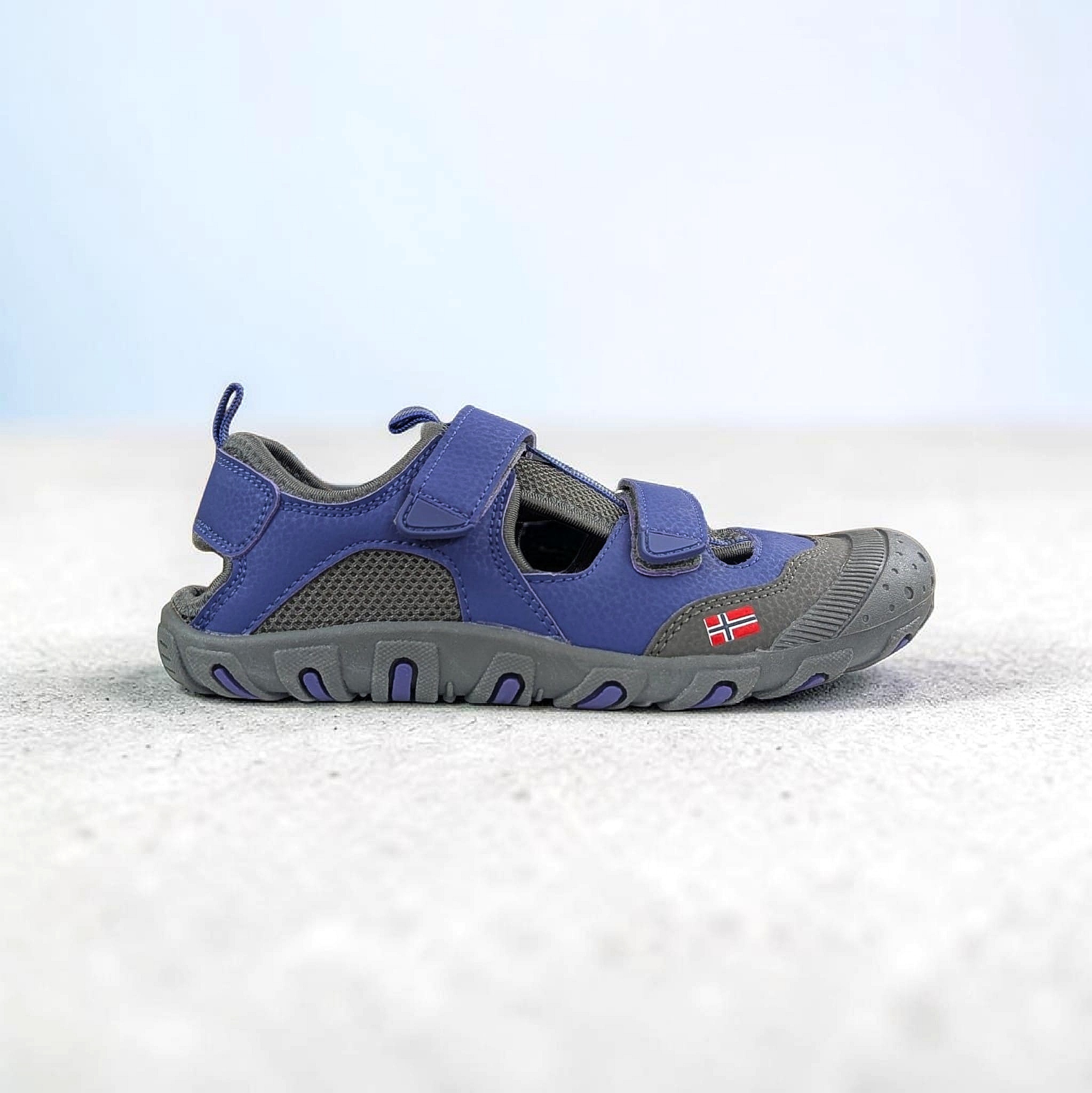 Dark Purple Trollkids Lillesand Unisex Outdoor Sandalen