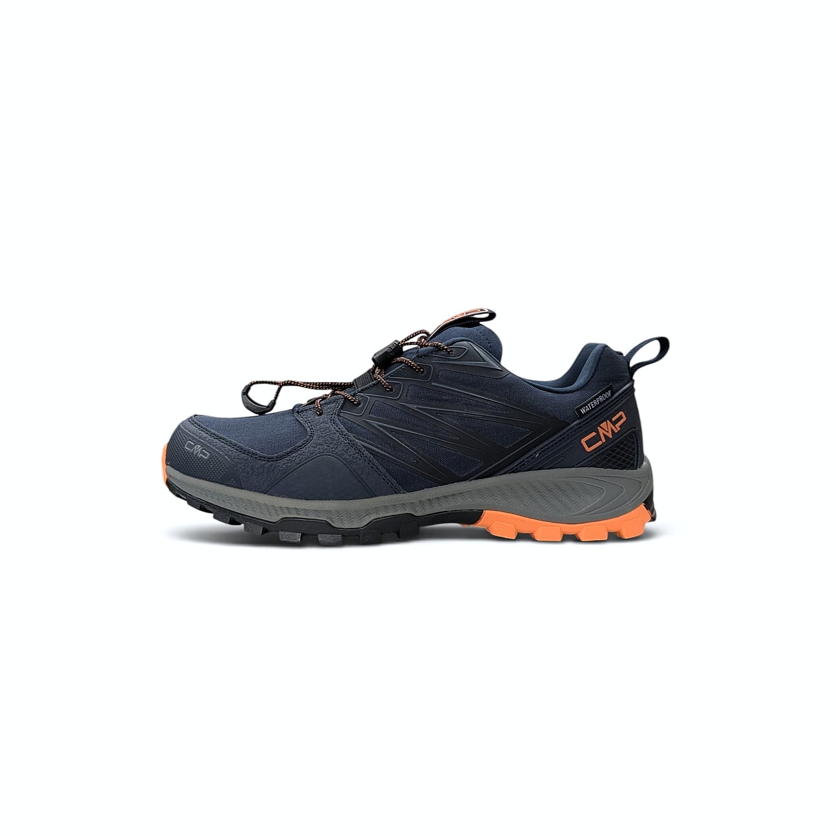 CMP Atik WP Trail Running Shoes – Herren Trailrunning-Schuhe Blau-Orange
