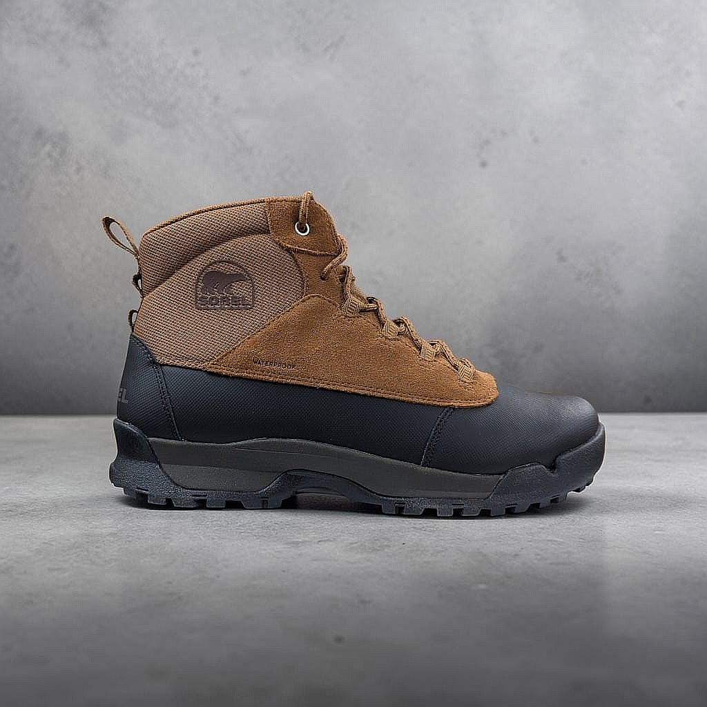SOREL Buxton Lite Lace Plus Herren Winterstiefel wasserdicht - Braun-Schwarz