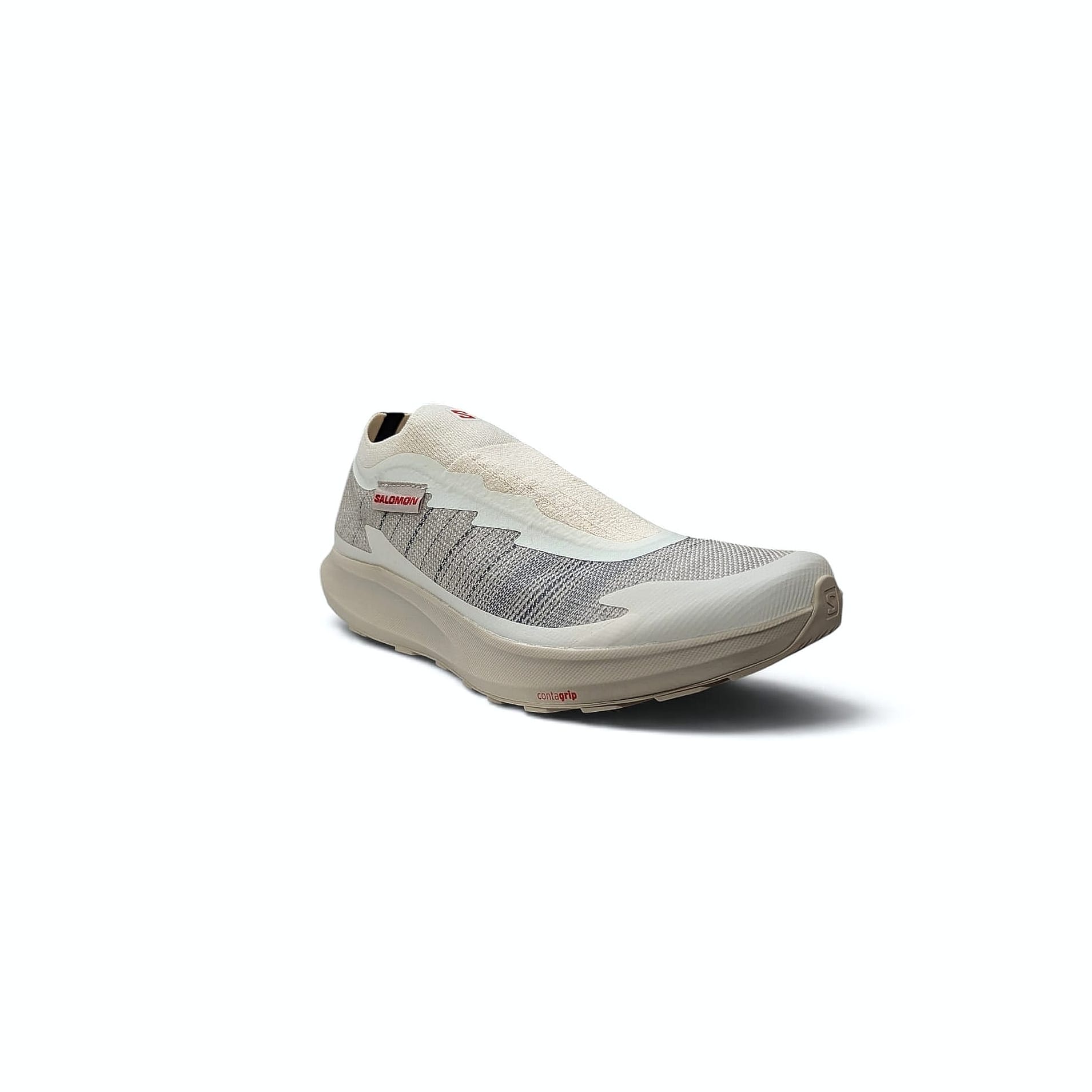 Salomon Pulsar Advanced Unisex Sneaker Vanilla Ice.Feather Gray.Fiery Red