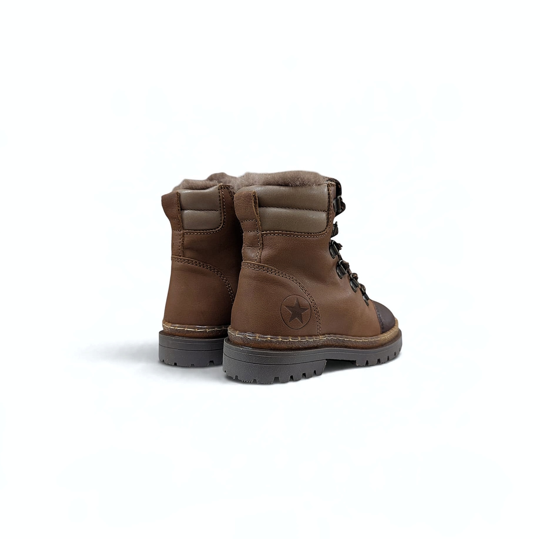 Bisgaard Gert Kinder Schnürstiefel – Brandy